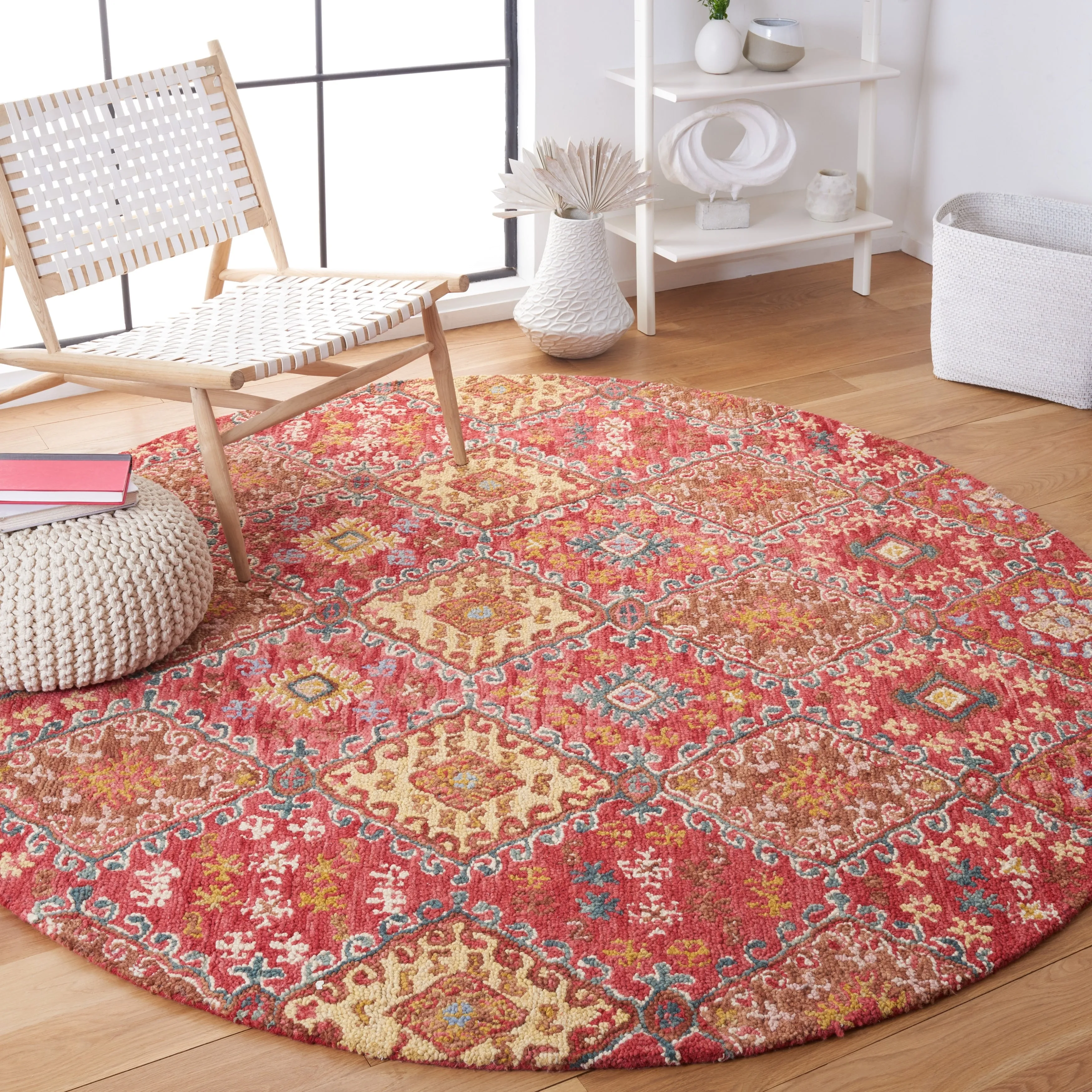 SAFAVIEH Handmade Aspen Gislina Moroccan Boho Wool Rug
