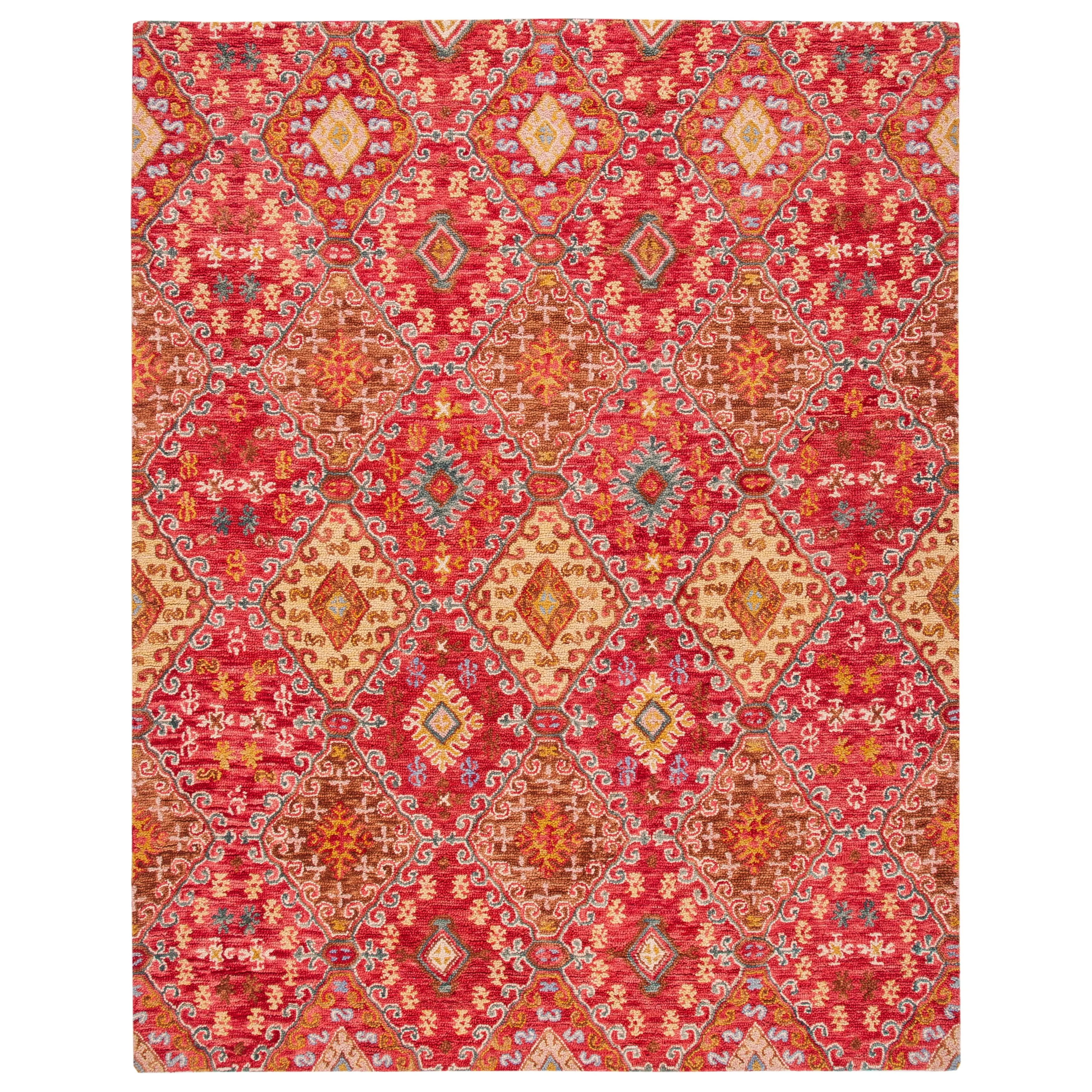 SAFAVIEH Handmade Aspen Gislina Moroccan Boho Wool Rug