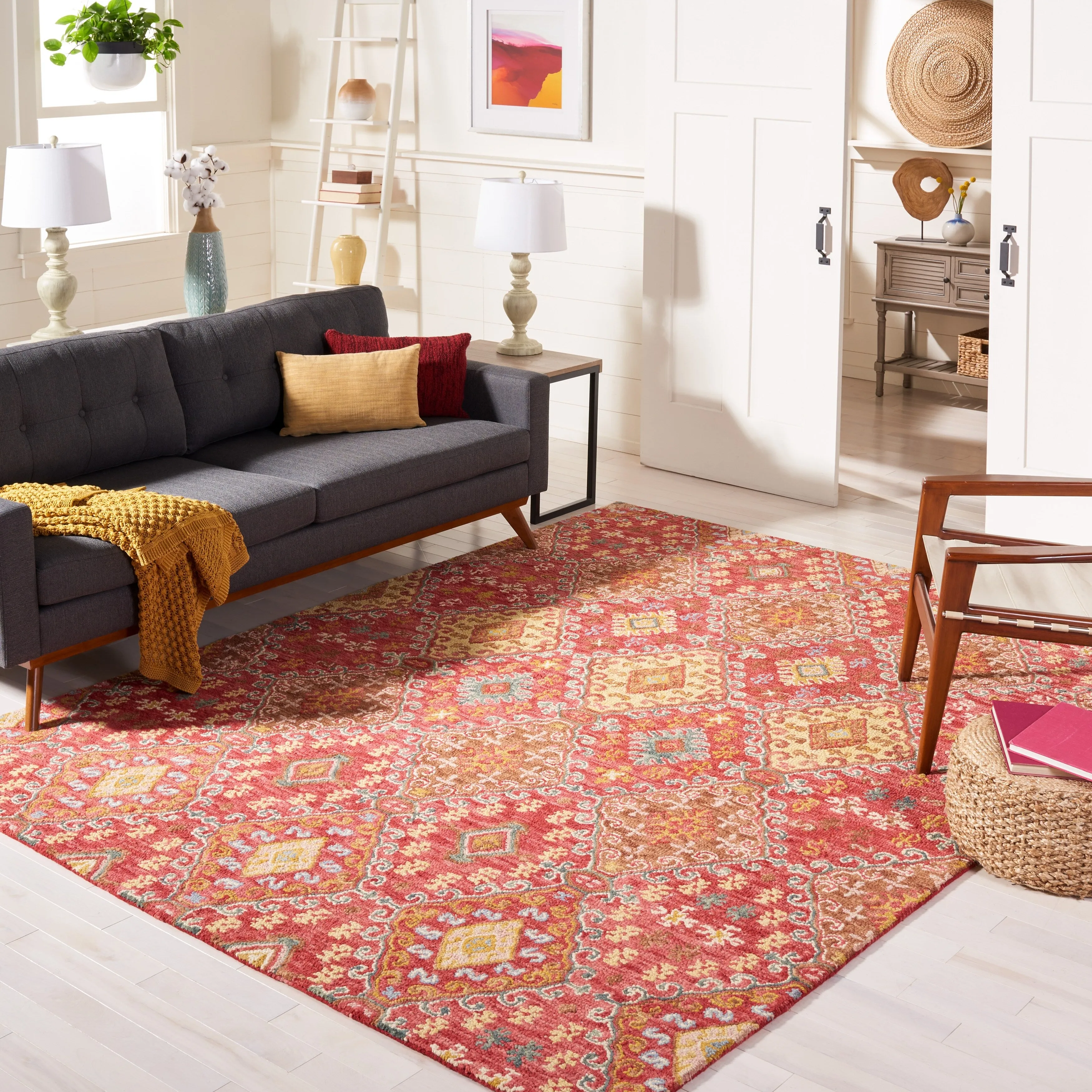 SAFAVIEH Handmade Aspen Gislina Moroccan Boho Wool Rug