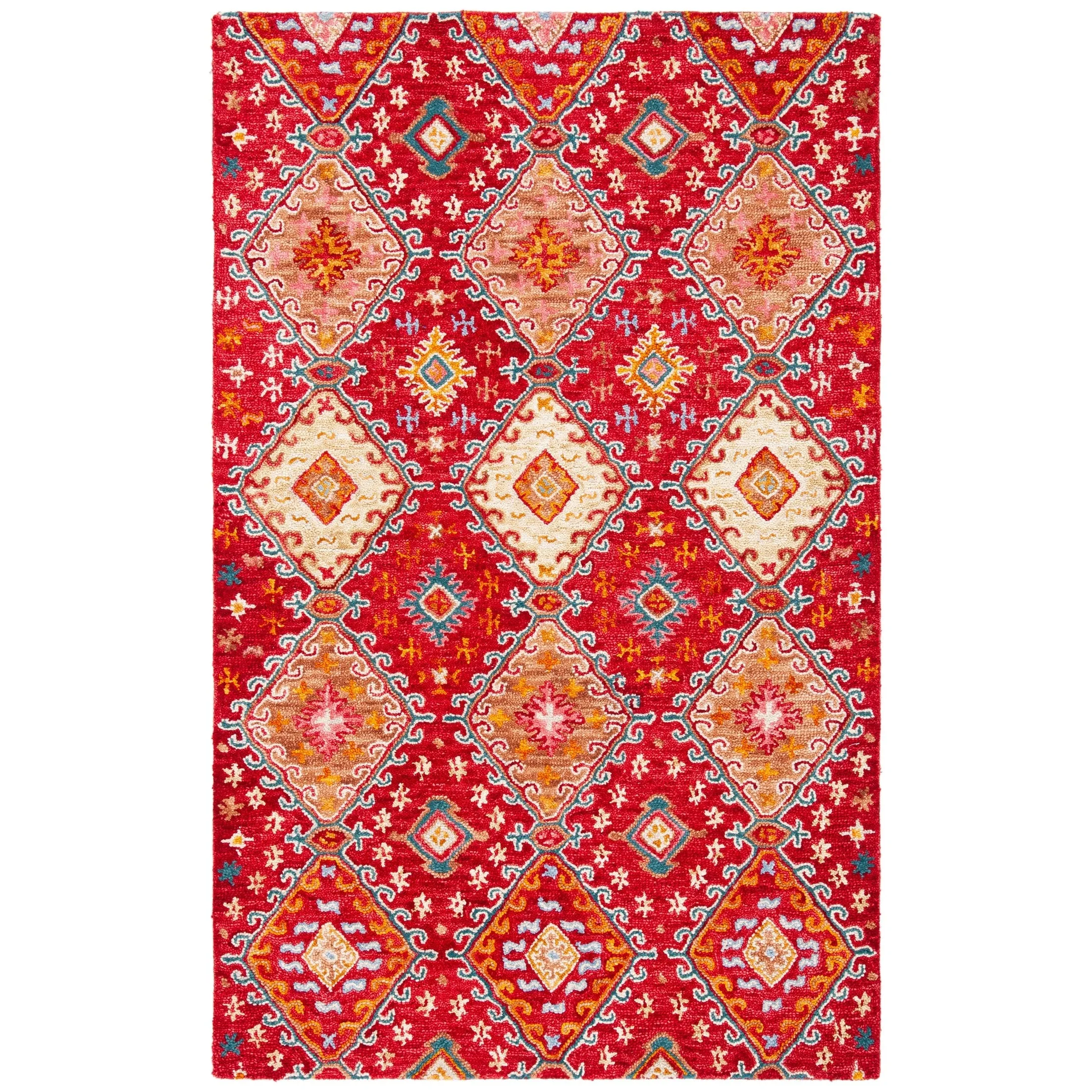 SAFAVIEH Handmade Aspen Gislina Moroccan Boho Wool Rug