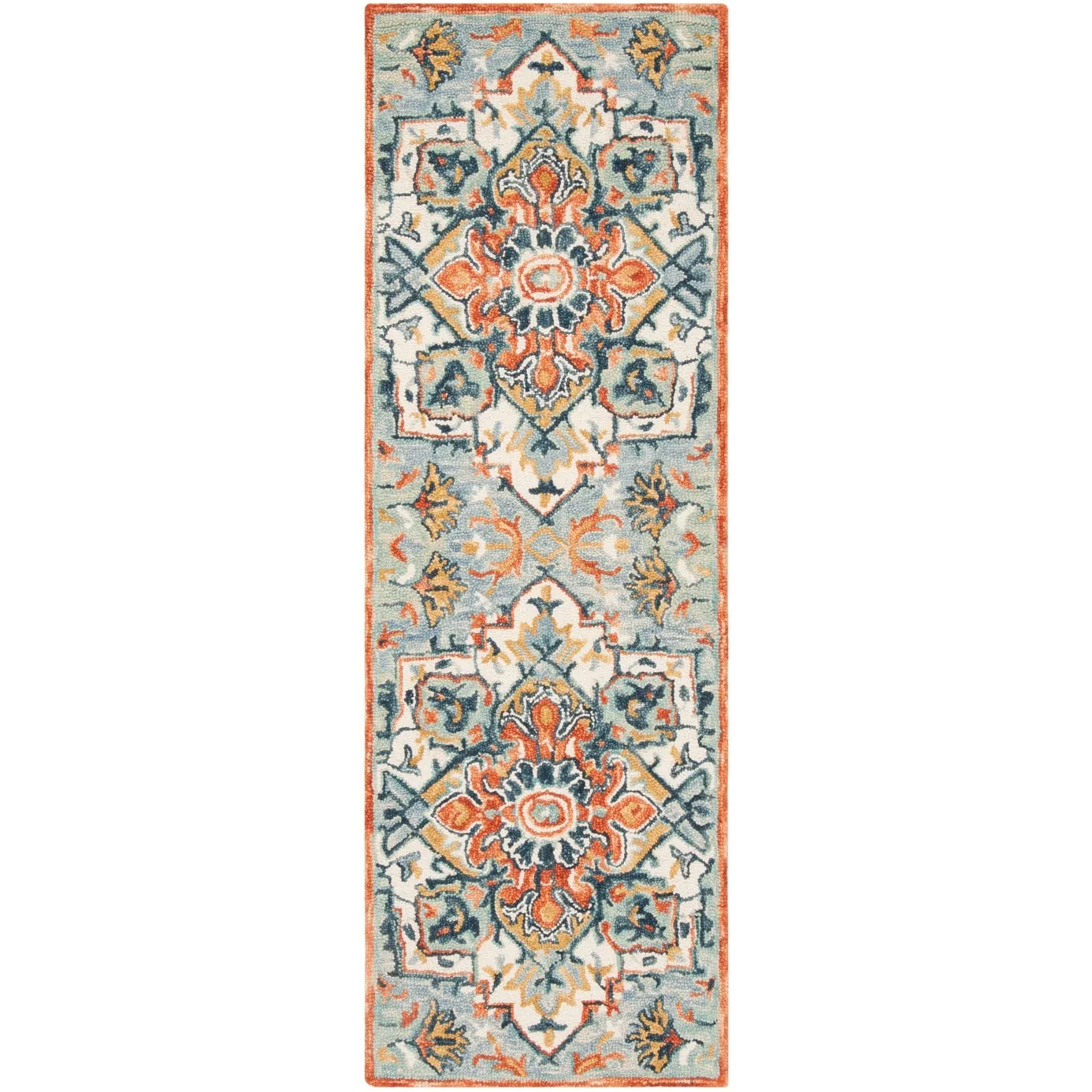 SAFAVIEH Handmade Aspen Hagar Boho Medallion Wool Rug