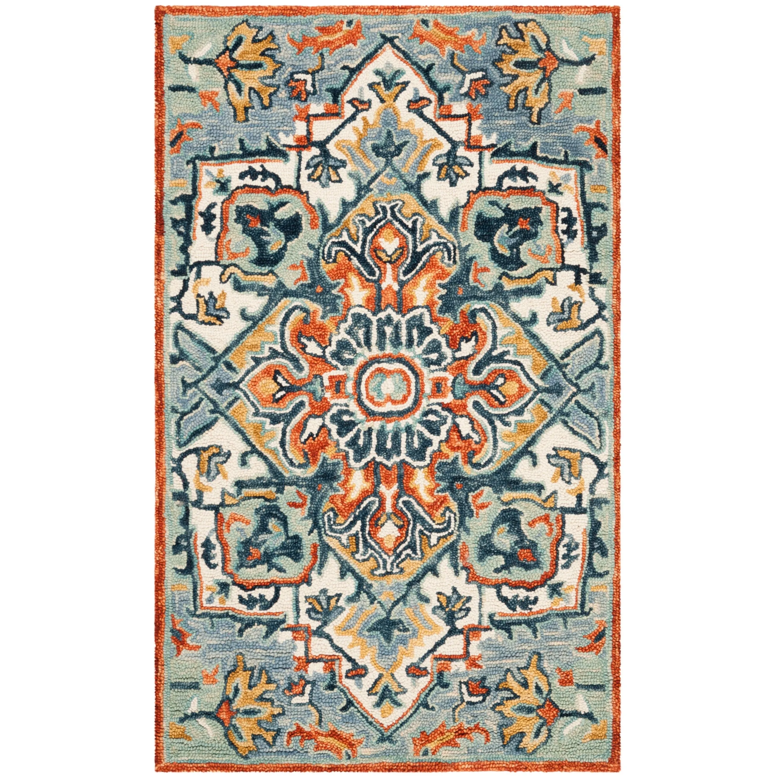 SAFAVIEH Handmade Aspen Hagar Boho Medallion Wool Rug