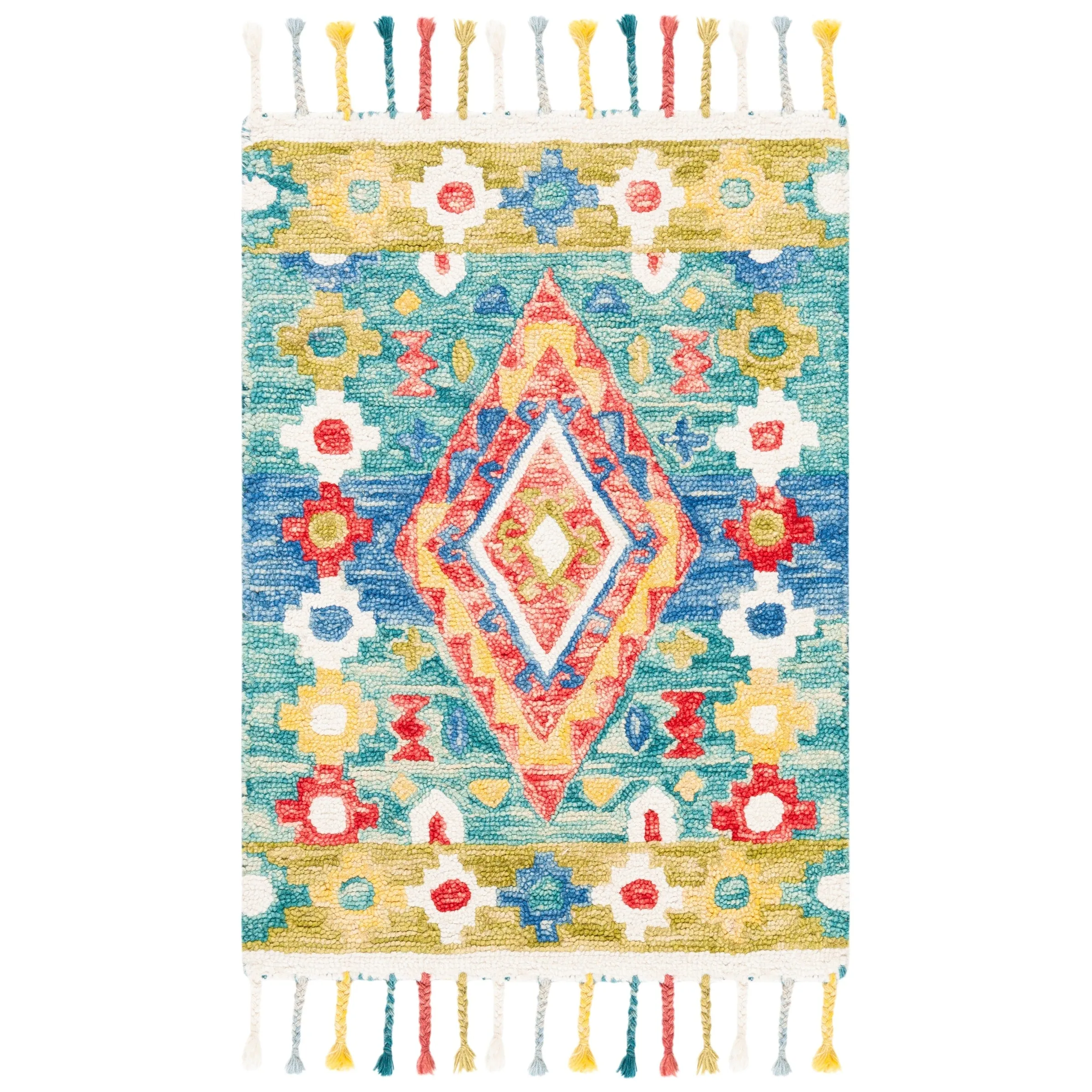 SAFAVIEH Handmade Aspen Impi & Eclectic Tribal Wool Rug