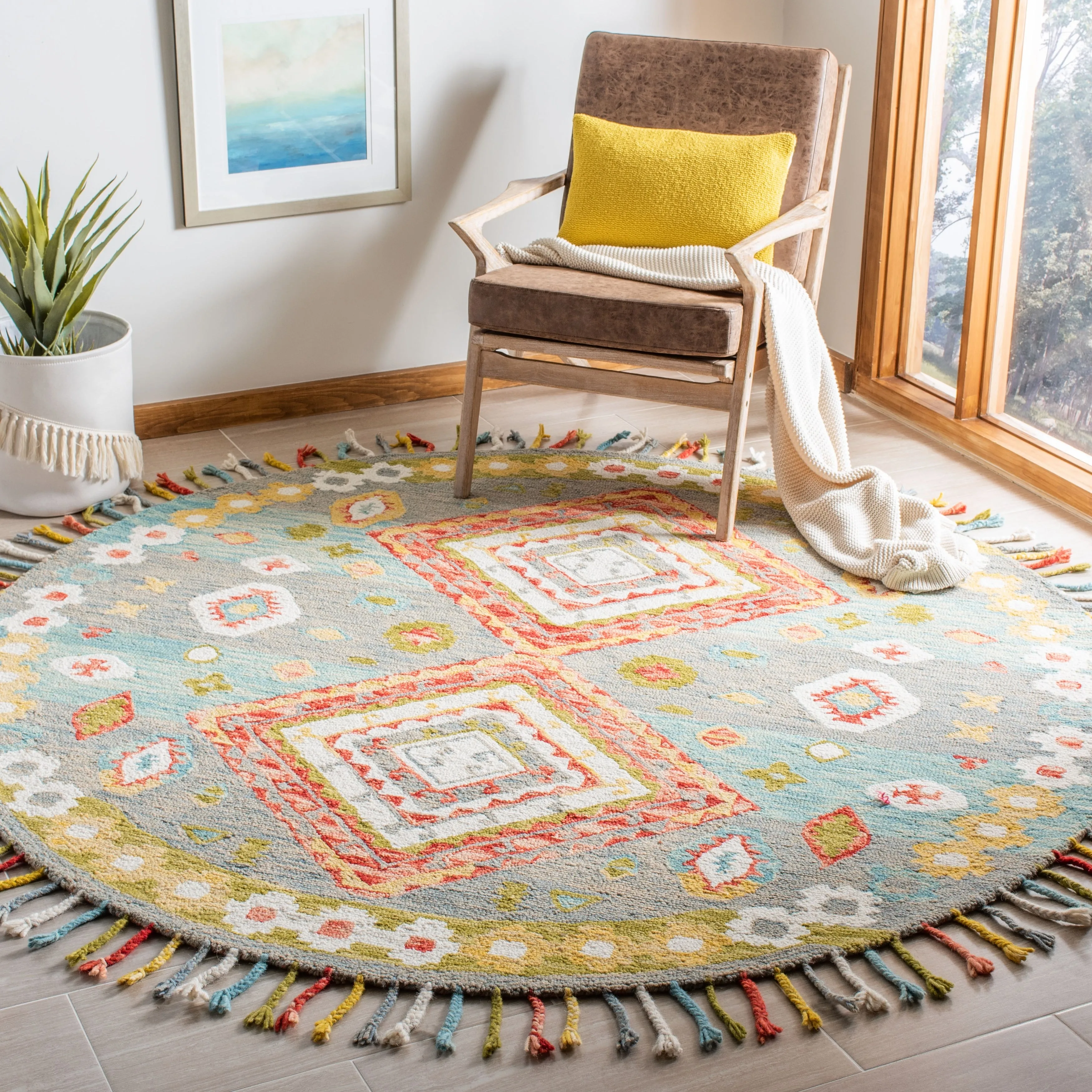 SAFAVIEH Handmade Aspen Impi & Eclectic Tribal Wool Rug
