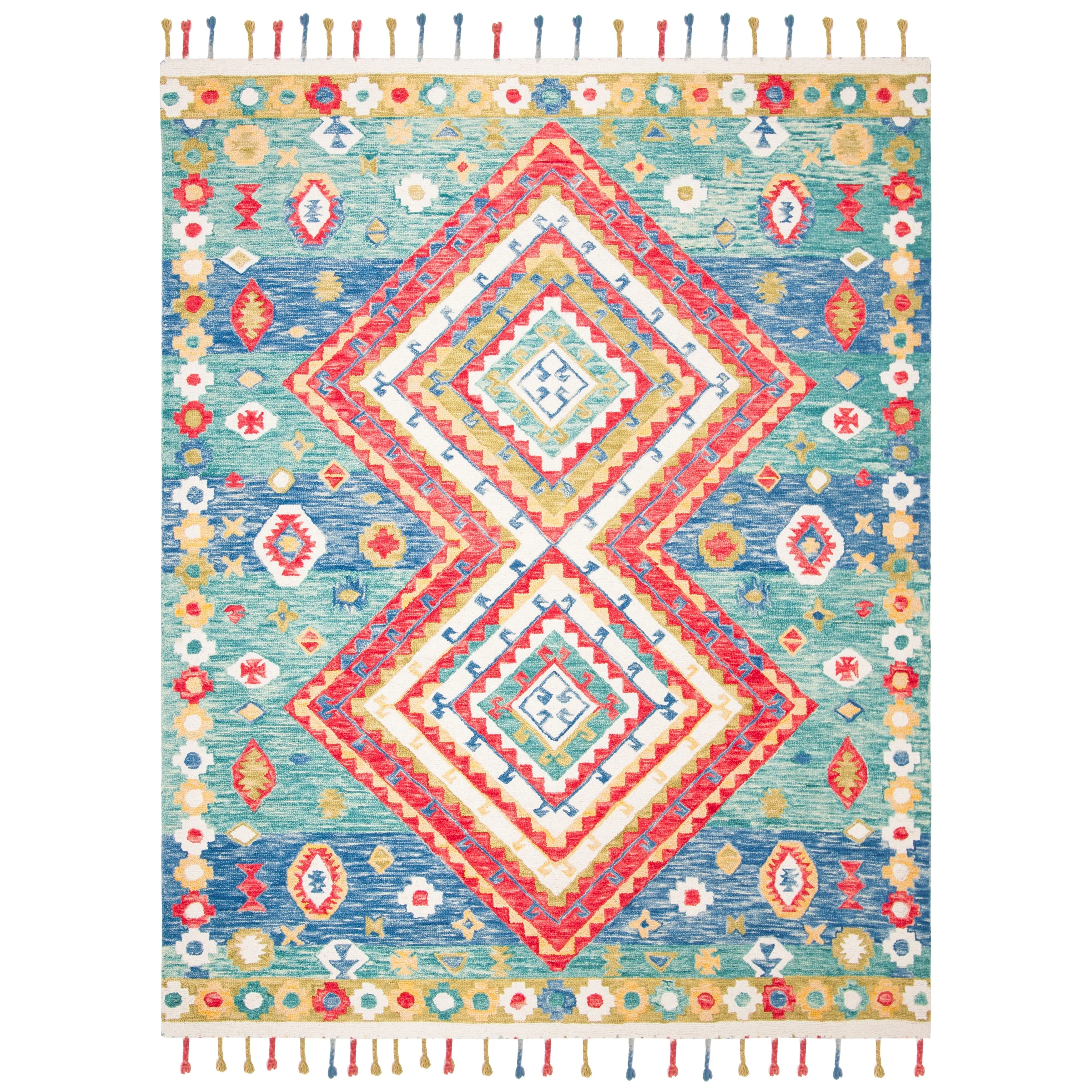 SAFAVIEH Handmade Aspen Impi & Eclectic Tribal Wool Rug