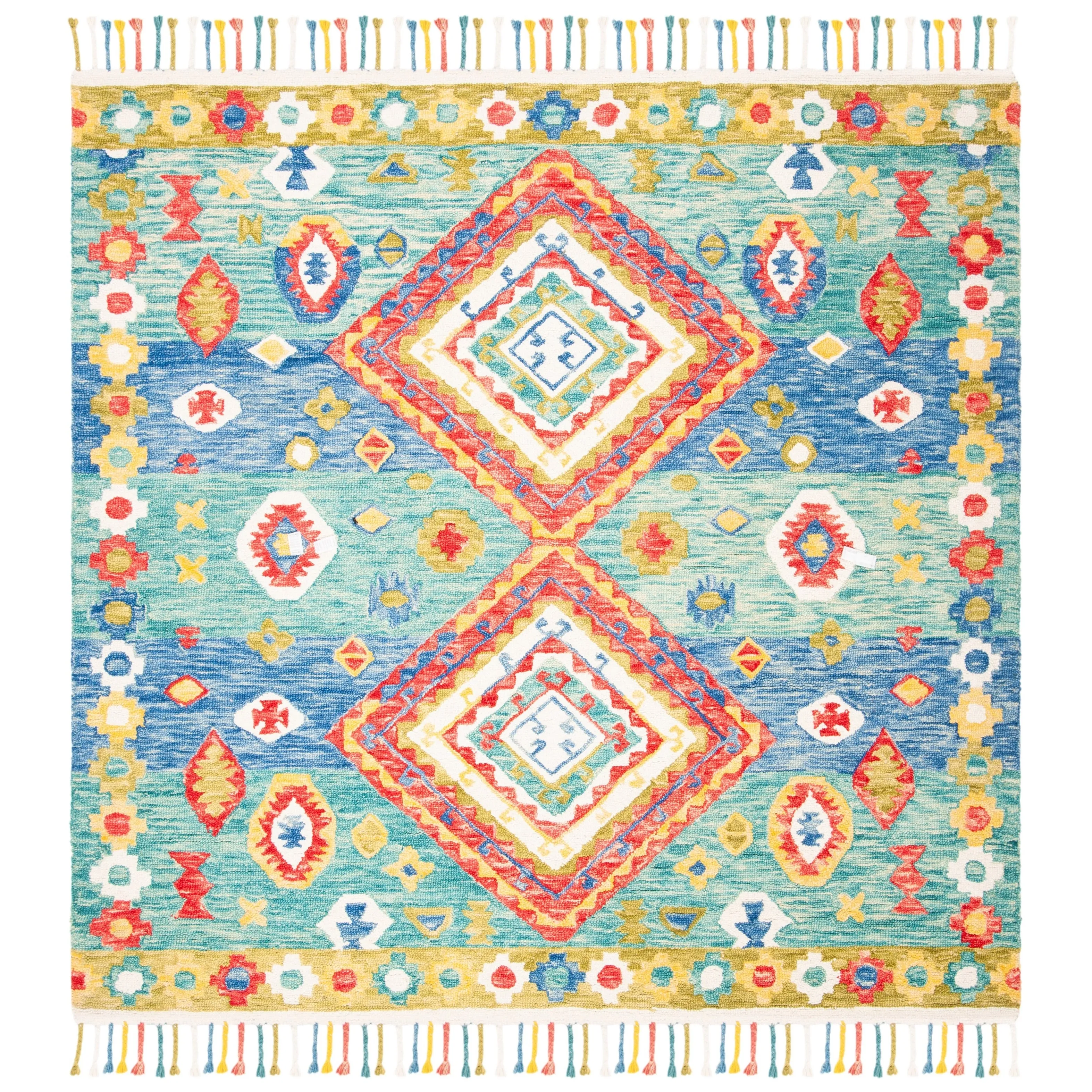 SAFAVIEH Handmade Aspen Impi & Eclectic Tribal Wool Rug