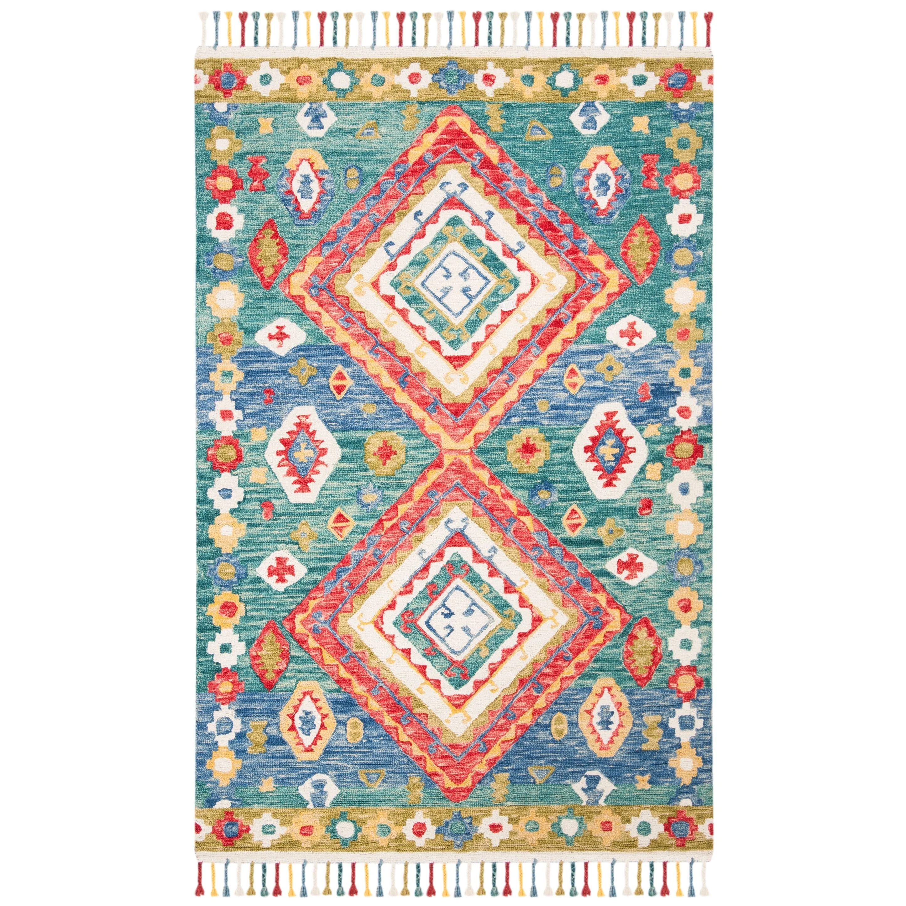 SAFAVIEH Handmade Aspen Impi & Eclectic Tribal Wool Rug