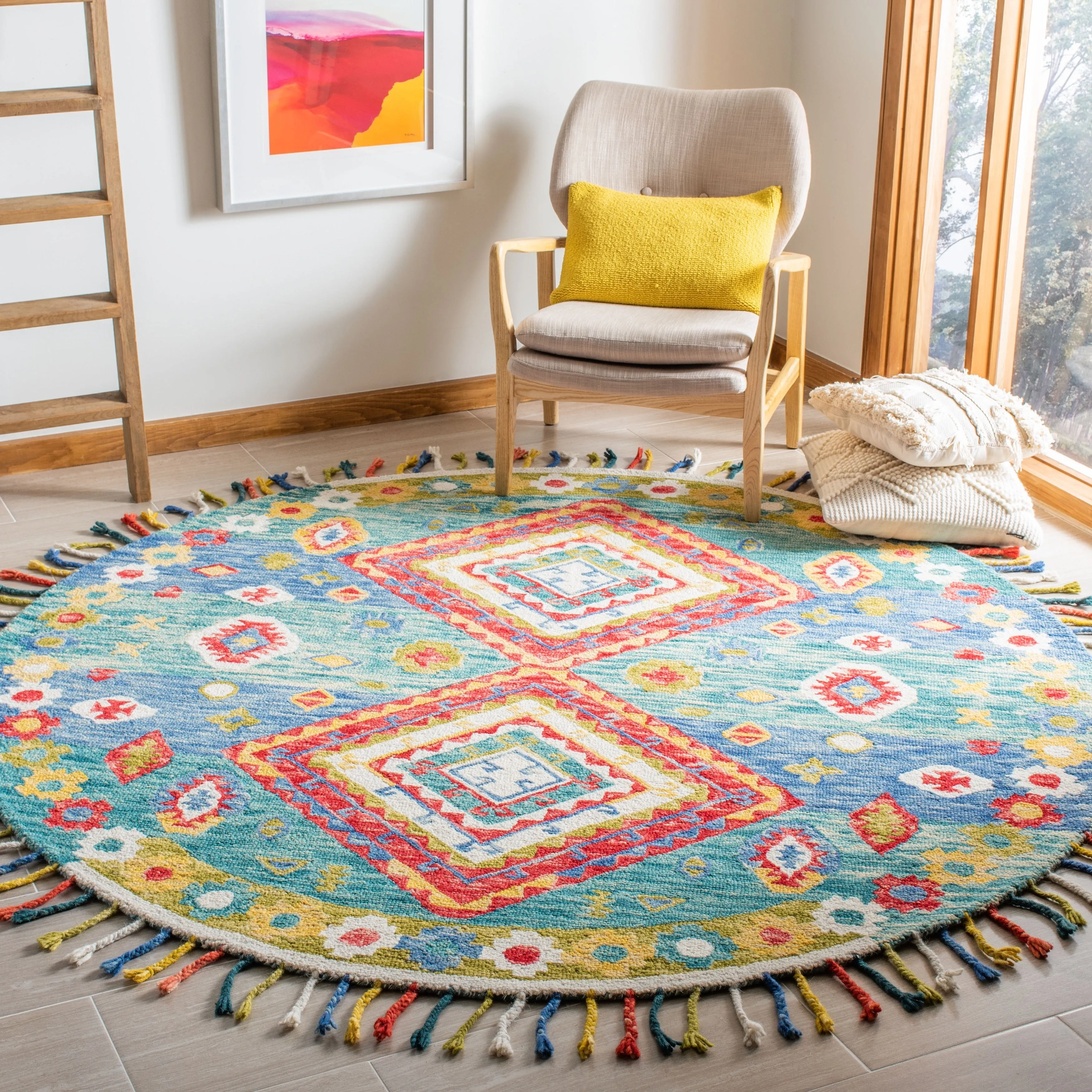 SAFAVIEH Handmade Aspen Impi & Eclectic Tribal Wool Rug