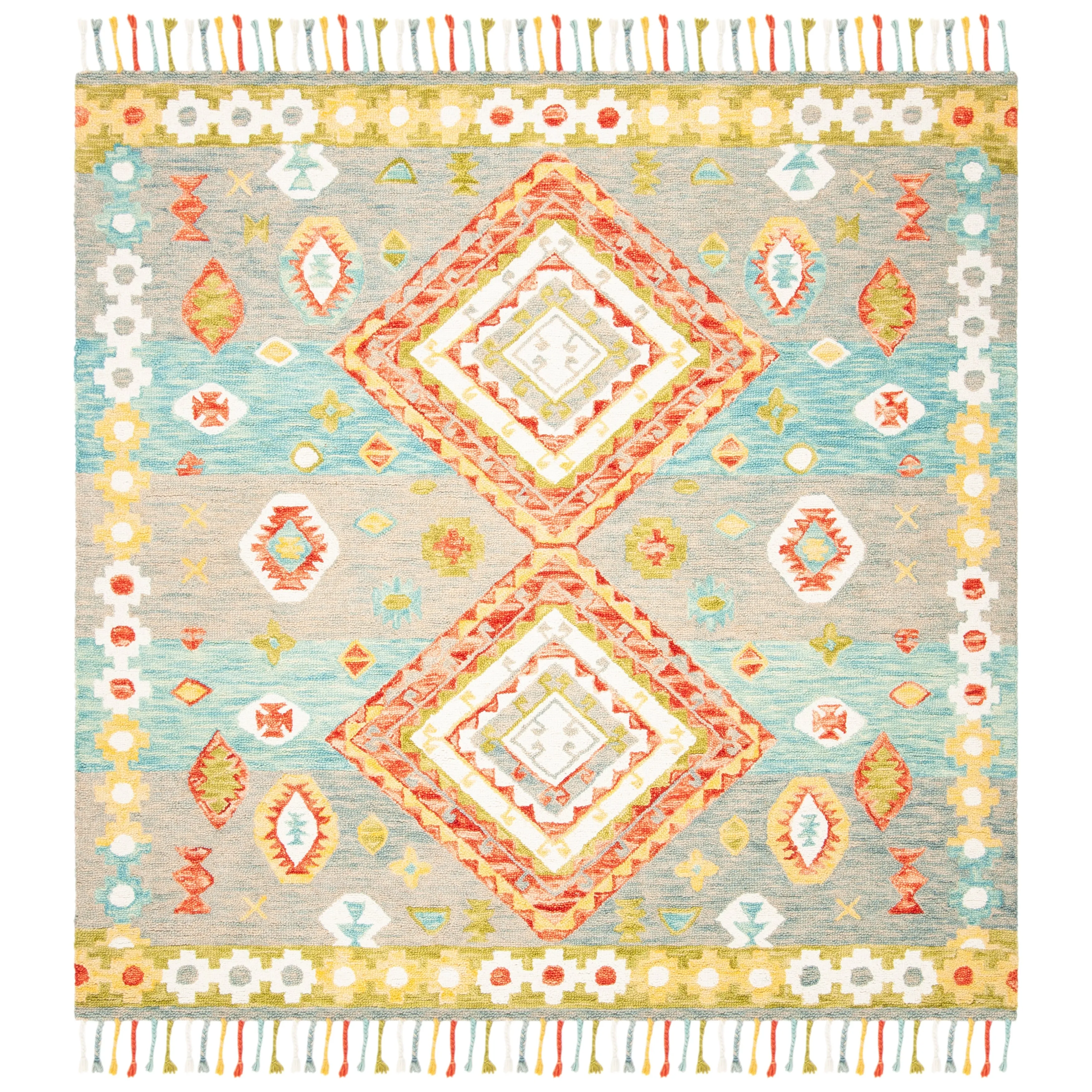 SAFAVIEH Handmade Aspen Impi & Eclectic Tribal Wool Rug