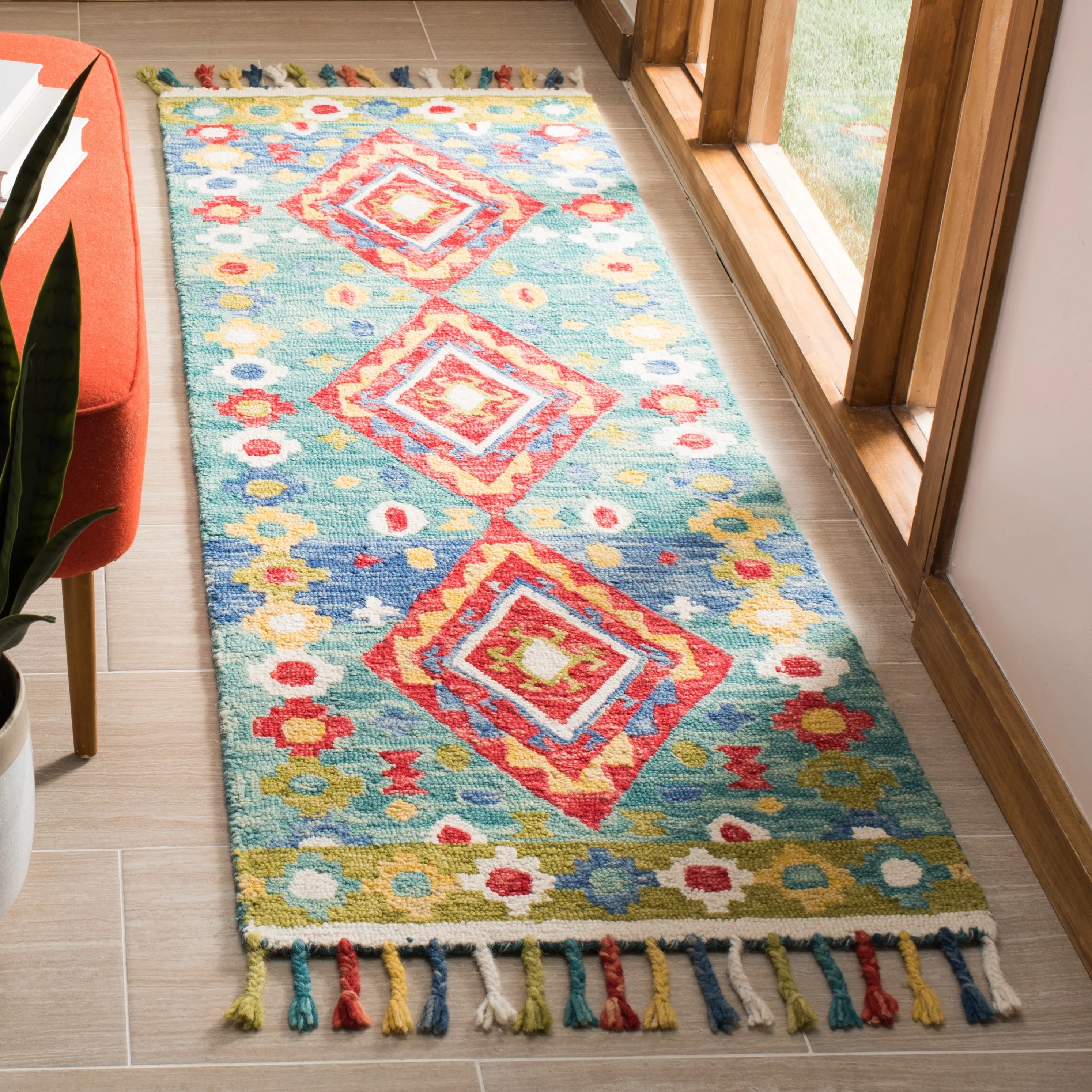 SAFAVIEH Handmade Aspen Impi & Eclectic Tribal Wool Rug