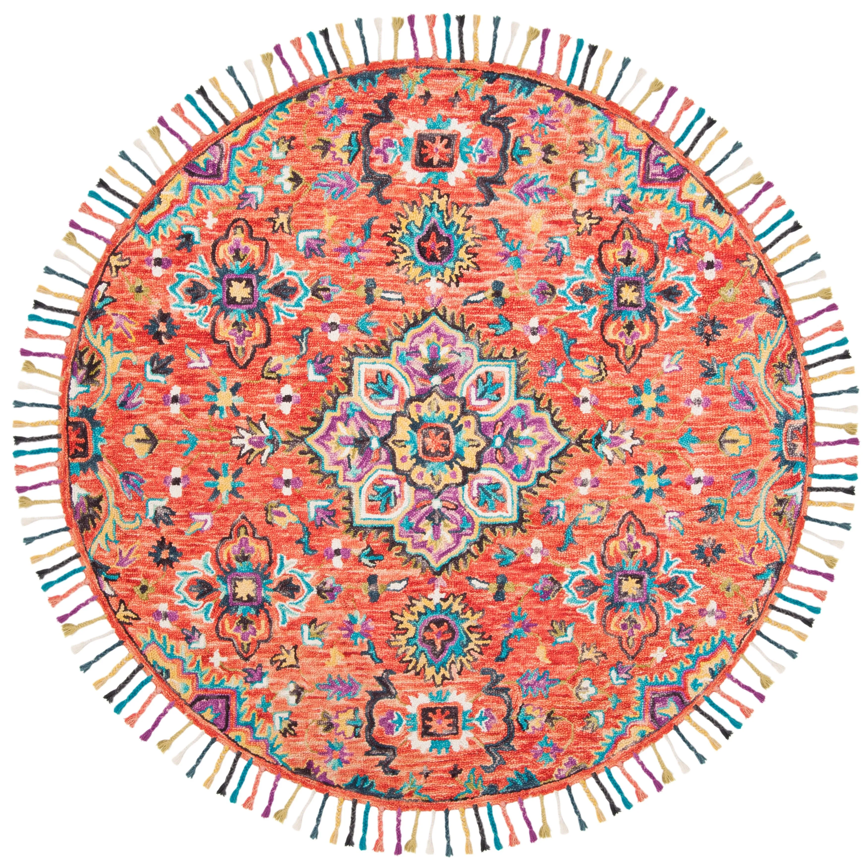 SAFAVIEH Handmade Aspen Irmingard Boho Tribal Wool Medallion Rug
