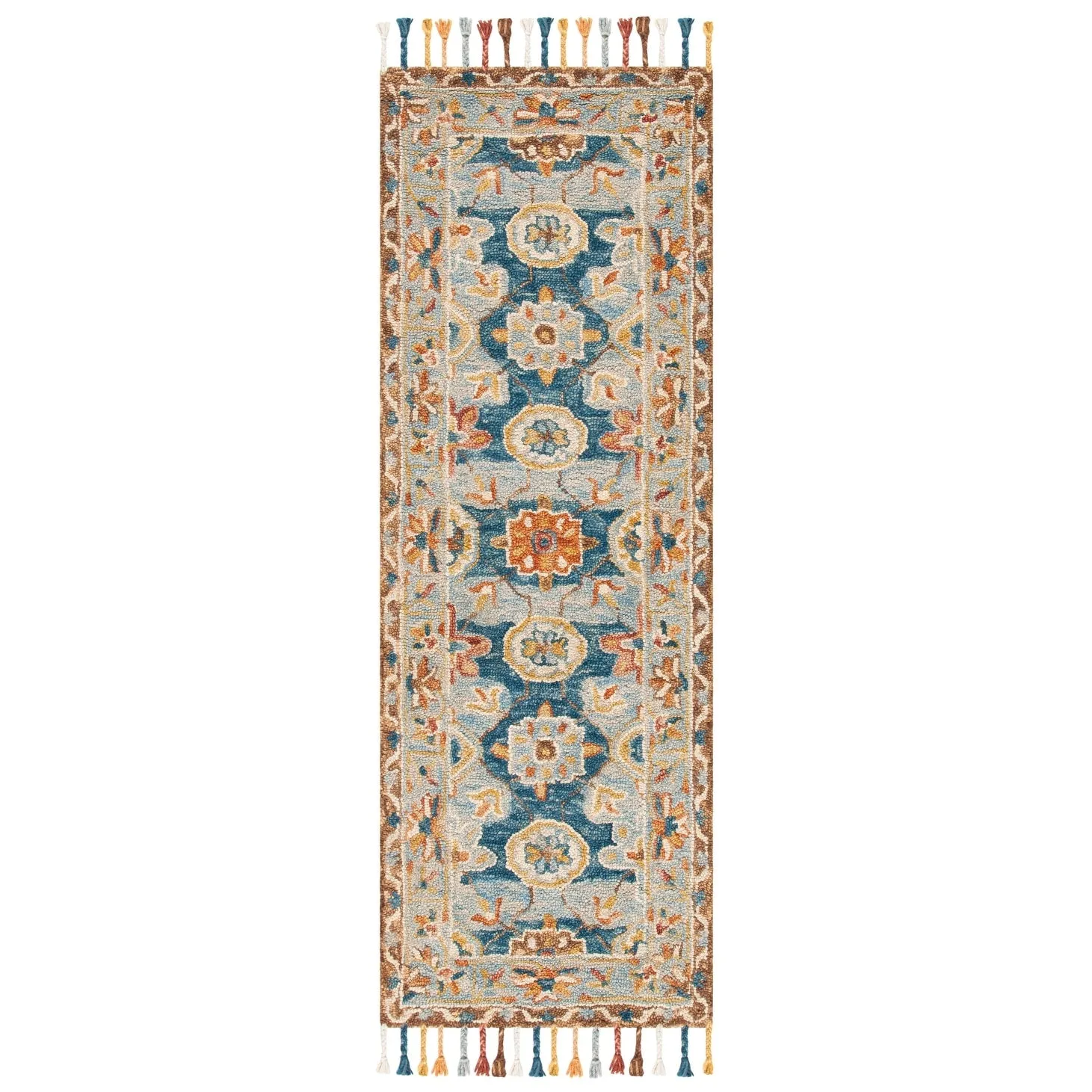 SAFAVIEH Handmade Aspen Kimm Boho Tassel Wool Rug
