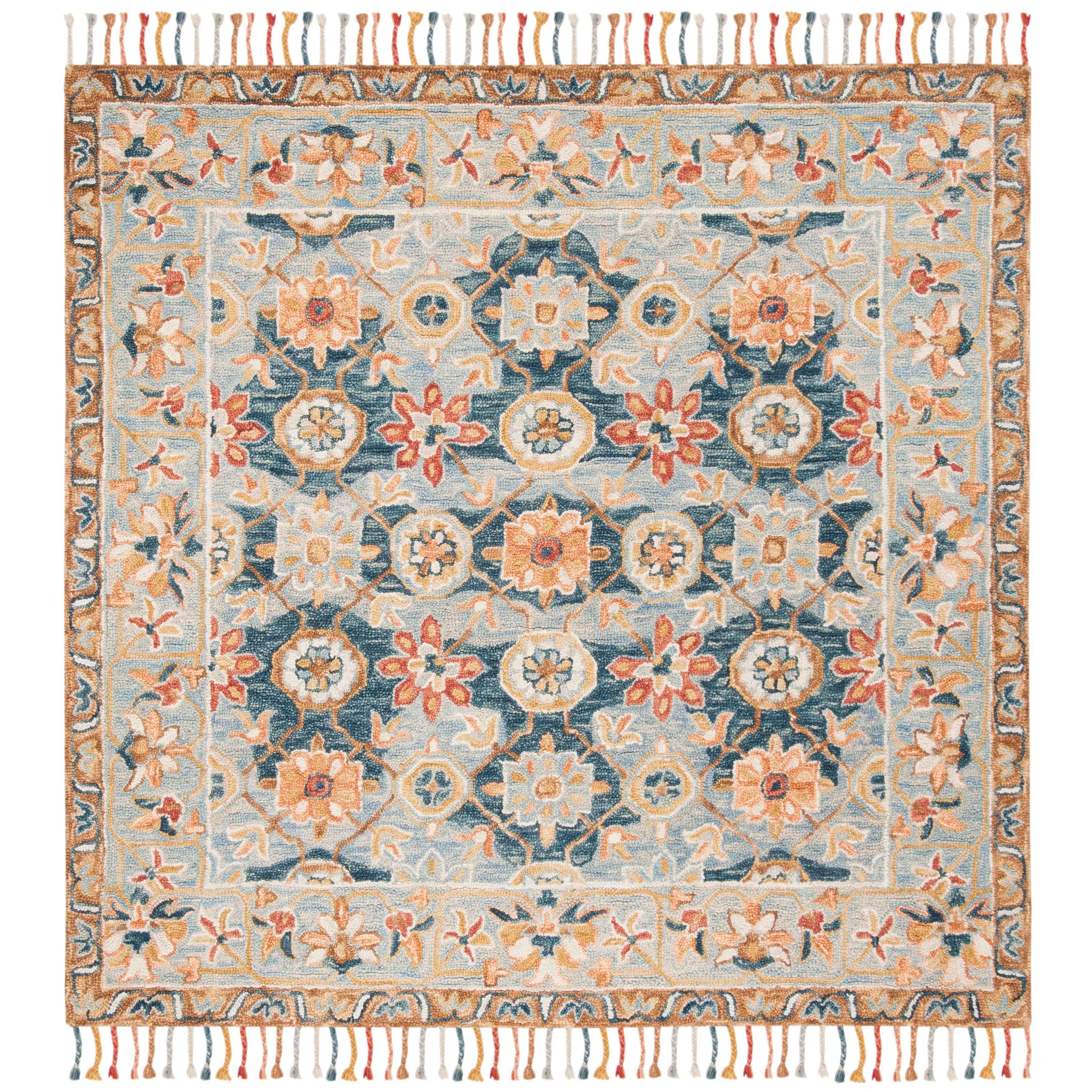SAFAVIEH Handmade Aspen Kimm Boho Tassel Wool Rug