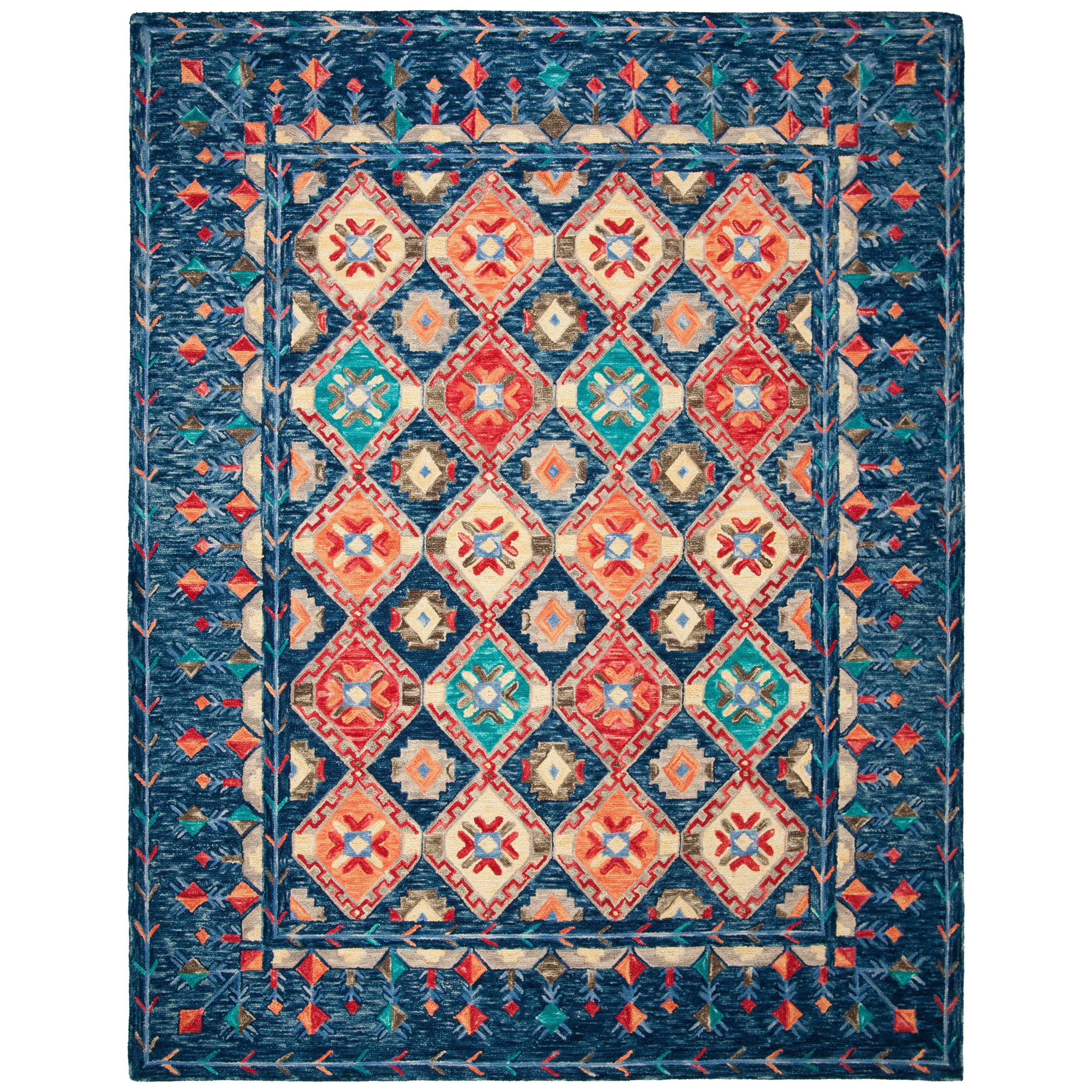SAFAVIEH Handmade Aspen Kuang Boho Tribal Wool Rug