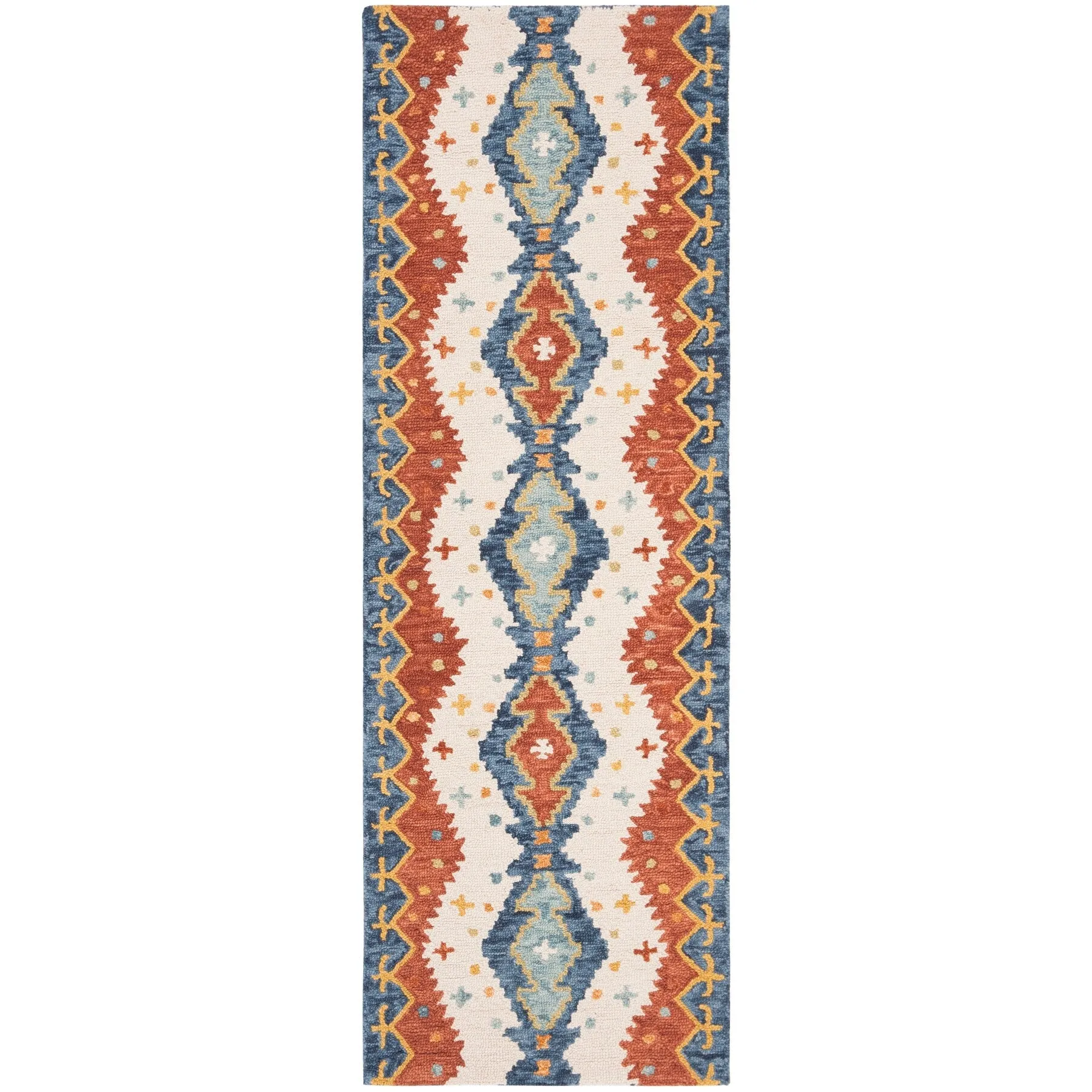 SAFAVIEH Handmade Aspen Melika & Eclectic Tribal Wool Rug