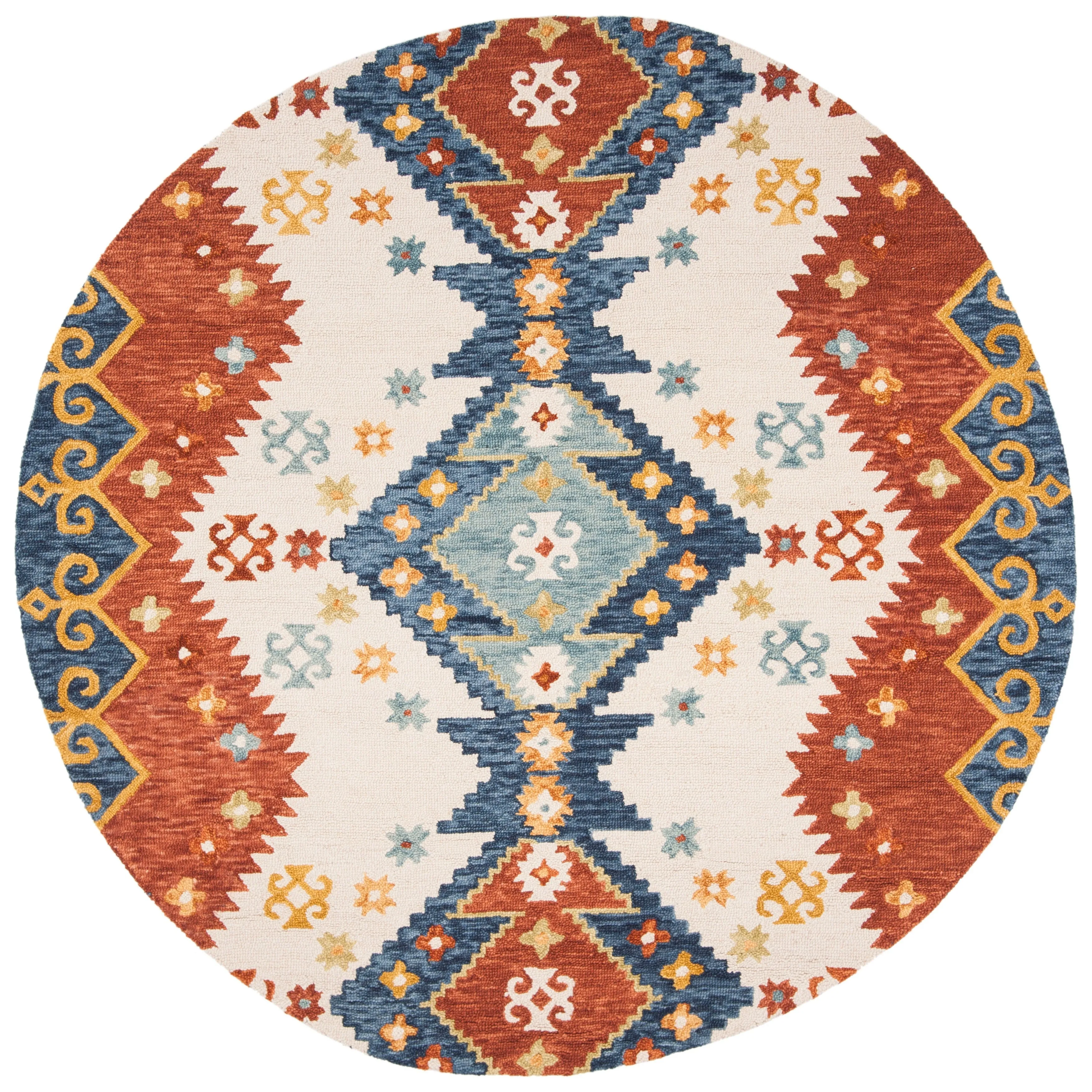 SAFAVIEH Handmade Aspen Melika & Eclectic Tribal Wool Rug