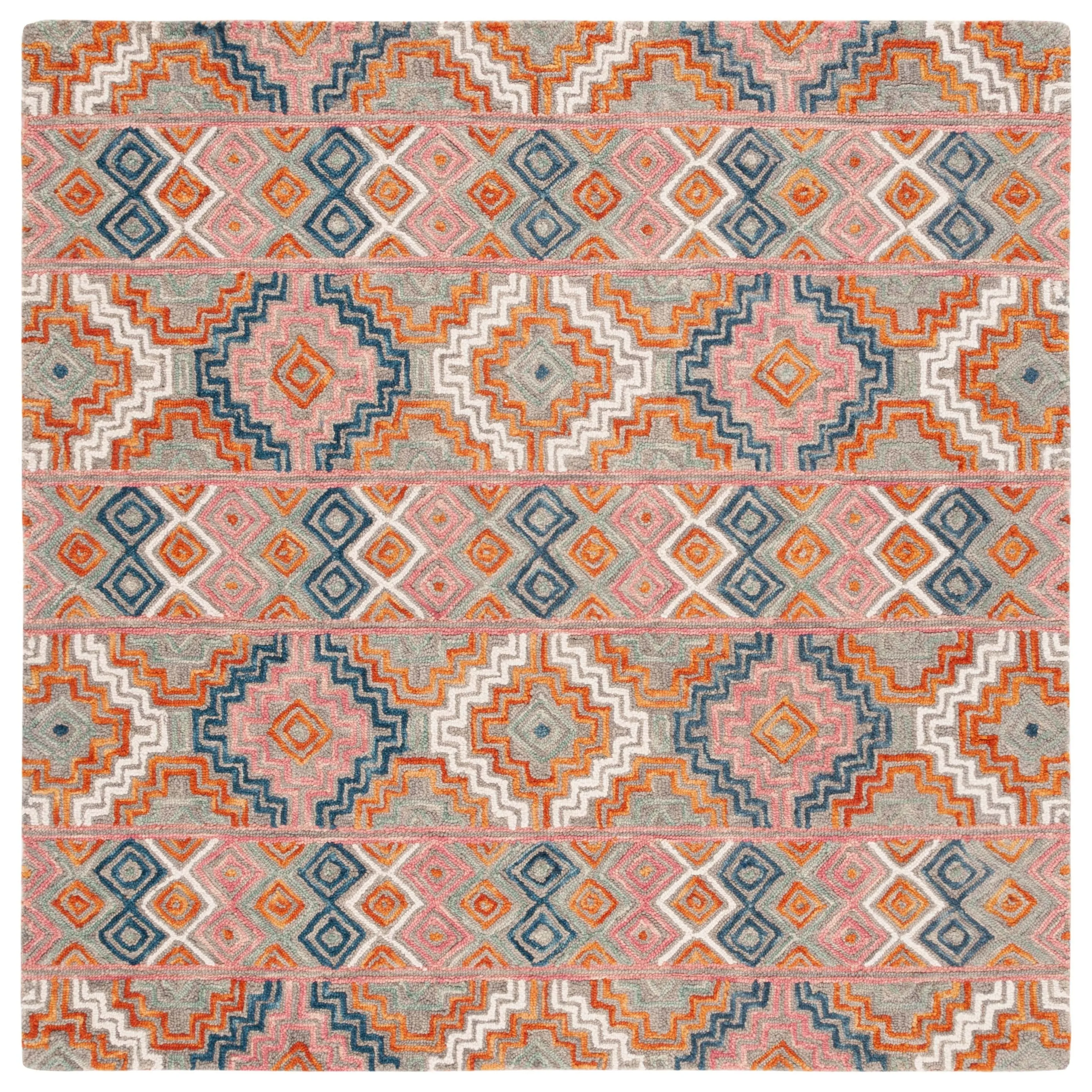 SAFAVIEH Handmade Aspen Perline Bohemian & Eclectic Tribal Wool