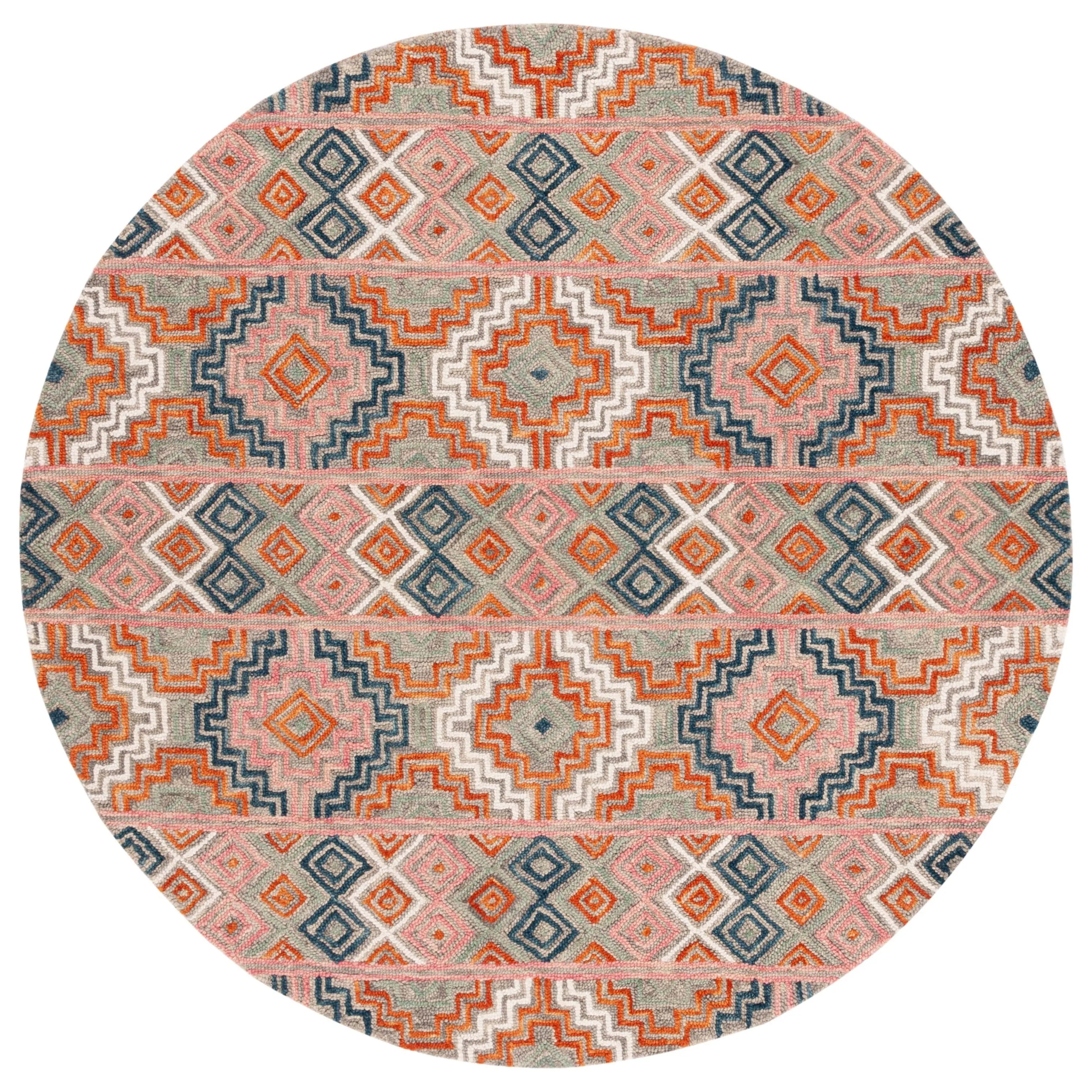 SAFAVIEH Handmade Aspen Perline Bohemian & Eclectic Tribal Wool