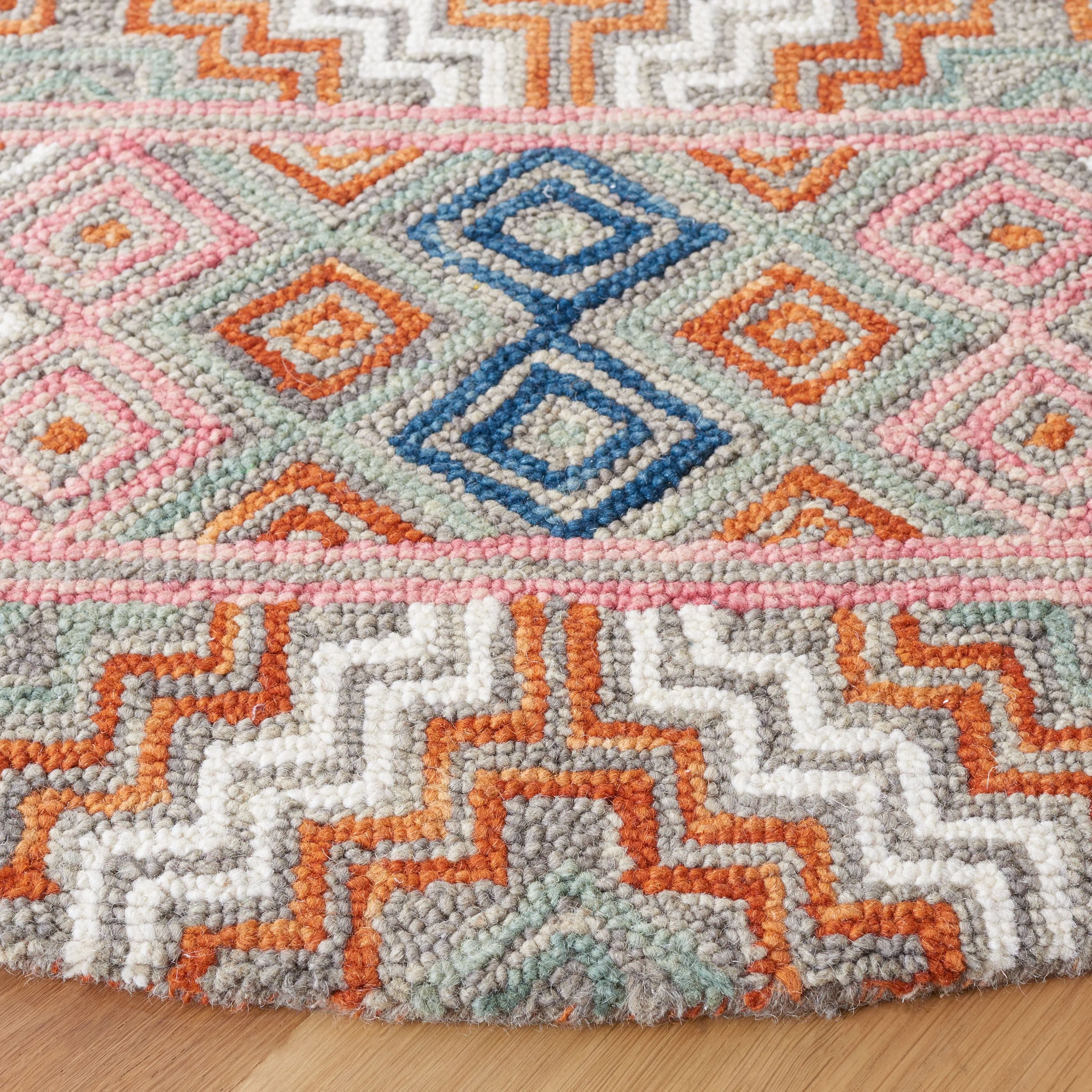 SAFAVIEH Handmade Aspen Perline Bohemian & Eclectic Tribal Wool