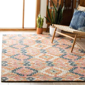 SAFAVIEH Handmade Aspen Perline Bohemian & Eclectic Tribal Wool