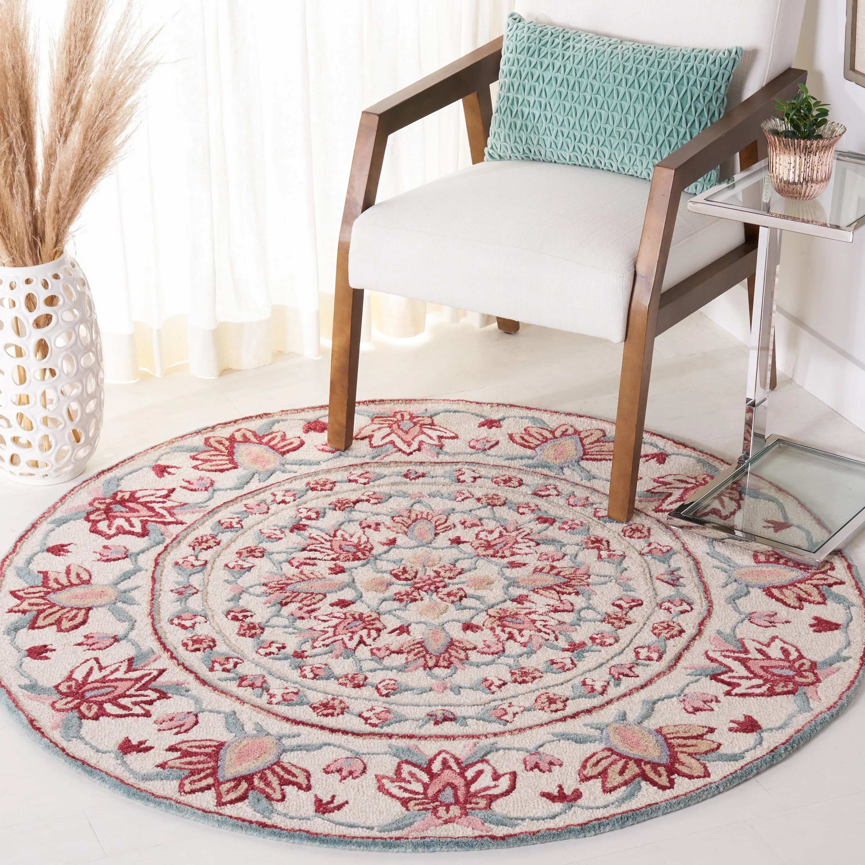 SAFAVIEH. Handmade Bellagio Sammie Modern Oriental Wool Rug