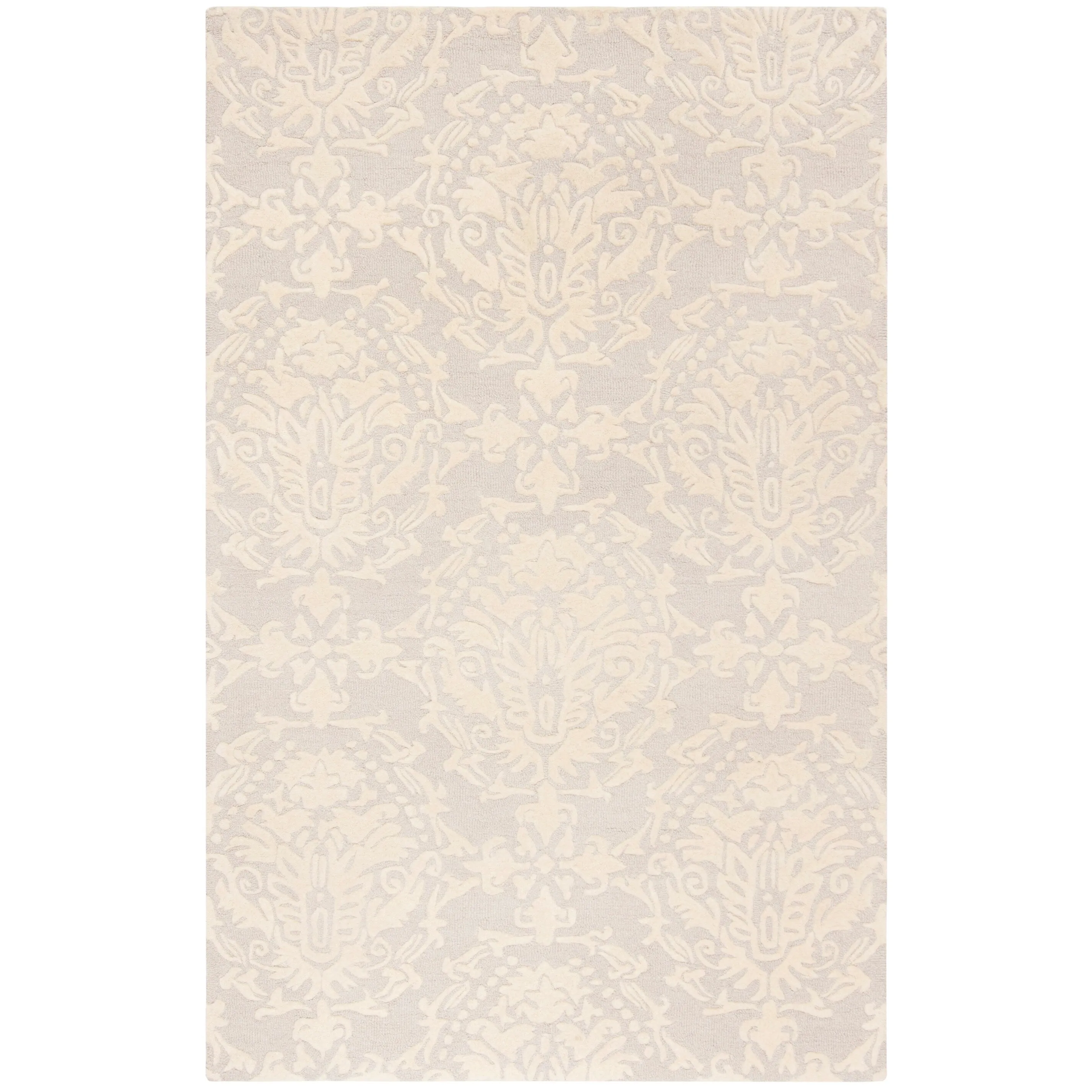 SAFAVIEH Handmade Blossom Ambroisine Modern Floral Wool Rug