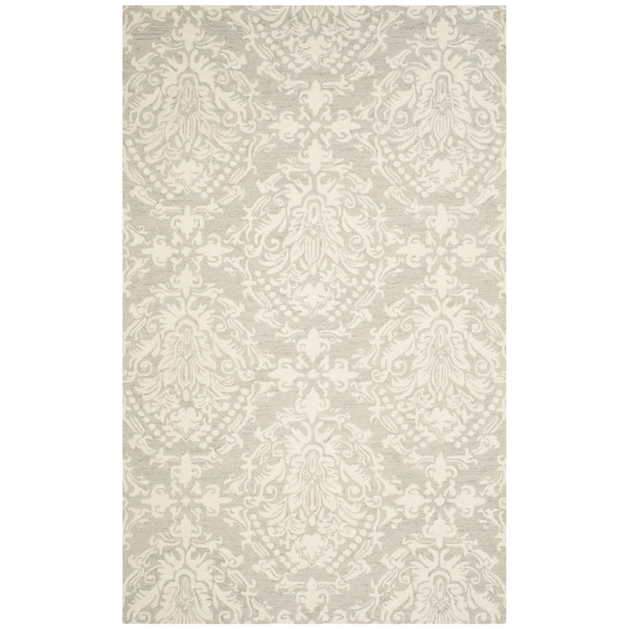 SAFAVIEH Handmade Blossom Ambroisine Modern Floral Wool Rug