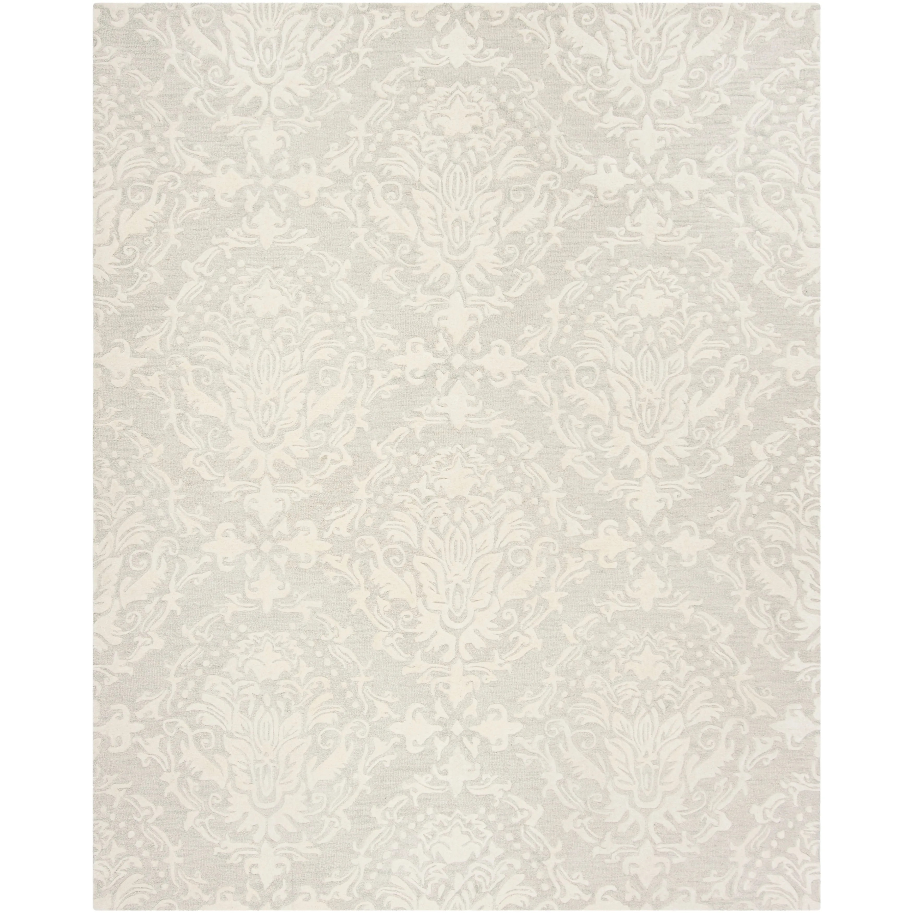 SAFAVIEH Handmade Blossom Ambroisine Modern Floral Wool Rug