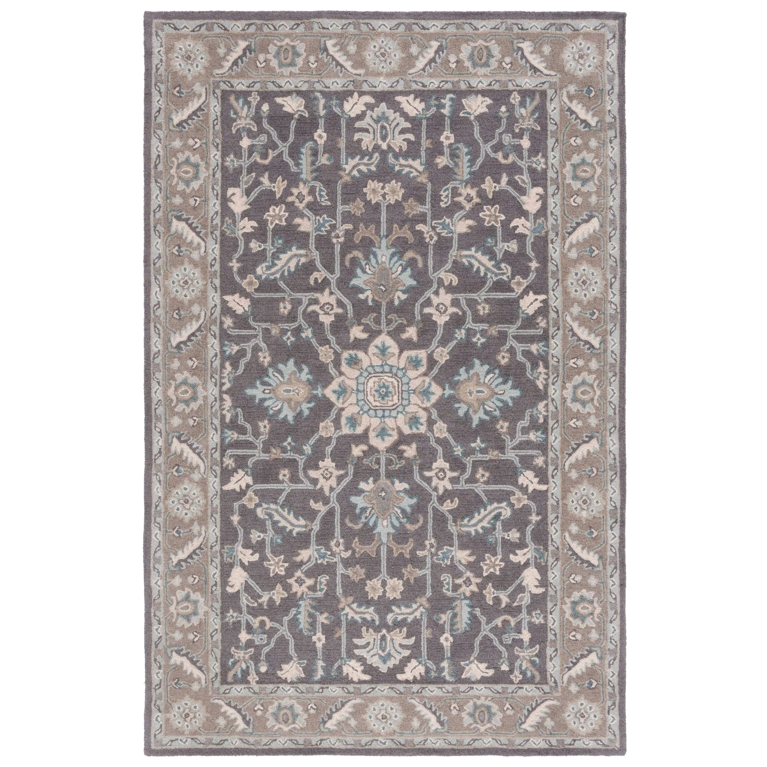 SAFAVIEH Handmade Blossom Gulperi Modern Floral Wool Rug