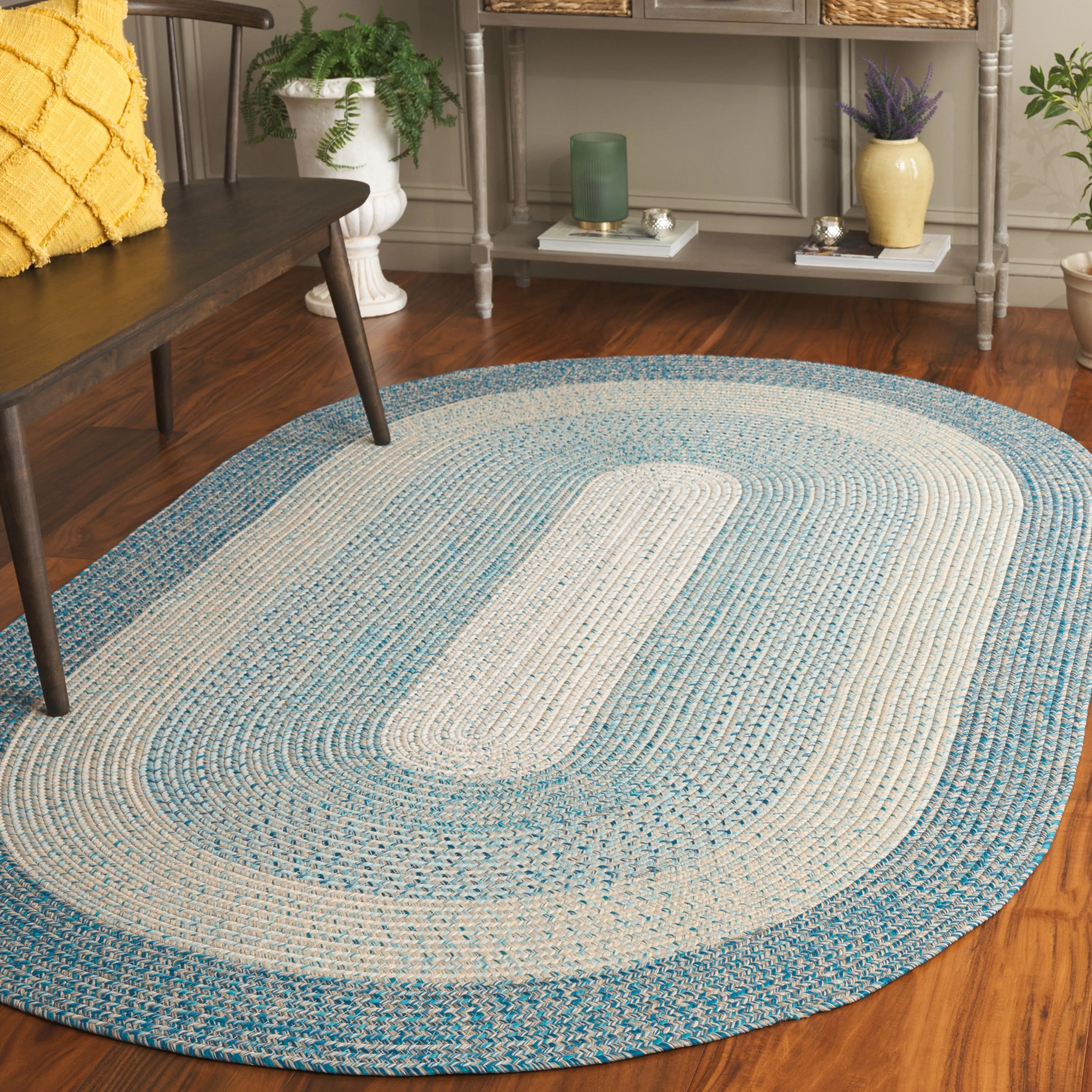 SAFAVIEH Handmade Braided Ecenur Indoor/Outdoor Machine Washable Rug