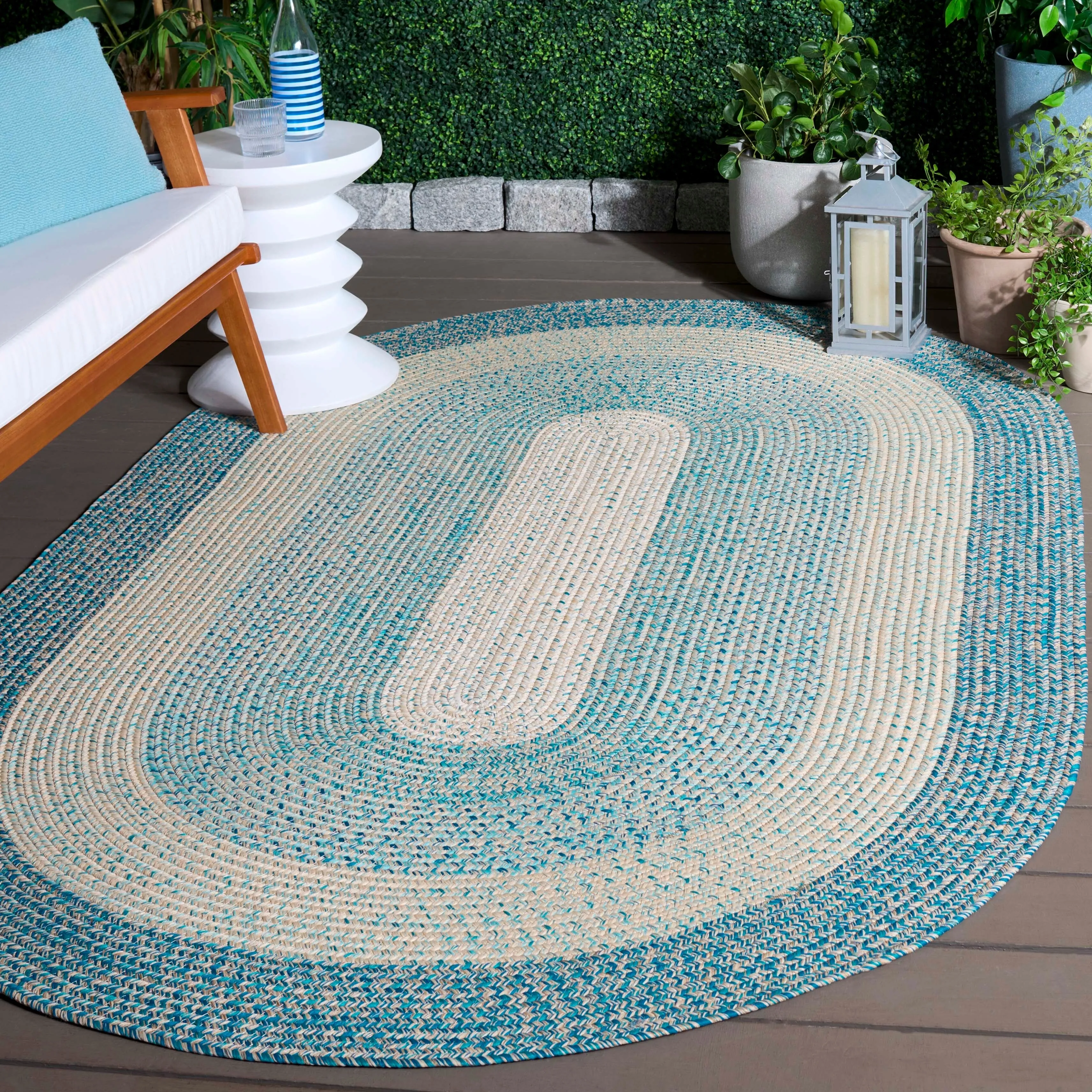 SAFAVIEH Handmade Braided Ecenur Indoor/Outdoor Machine Washable Rug