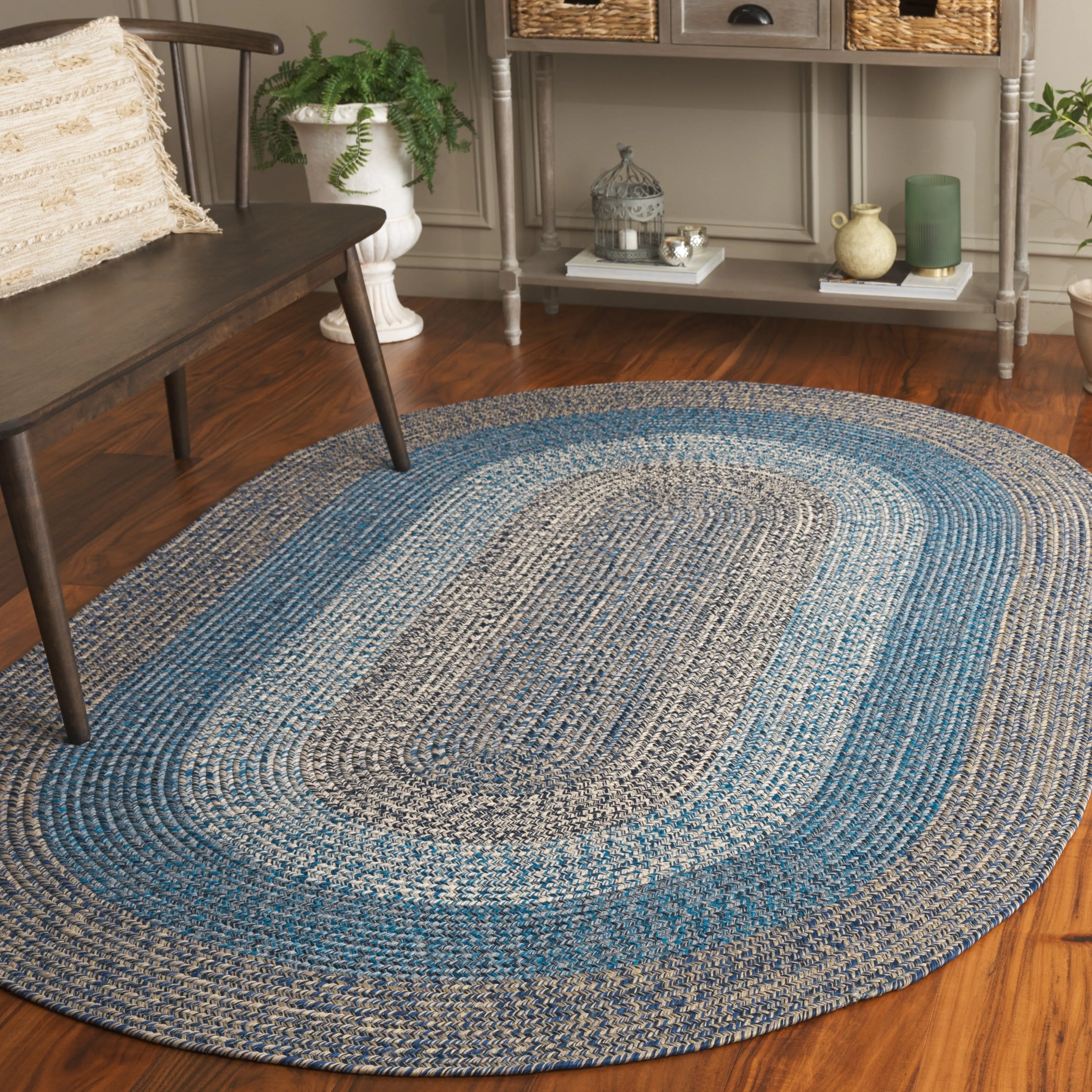 SAFAVIEH Handmade Braided Ecenur Indoor/Outdoor Machine Washable Rug