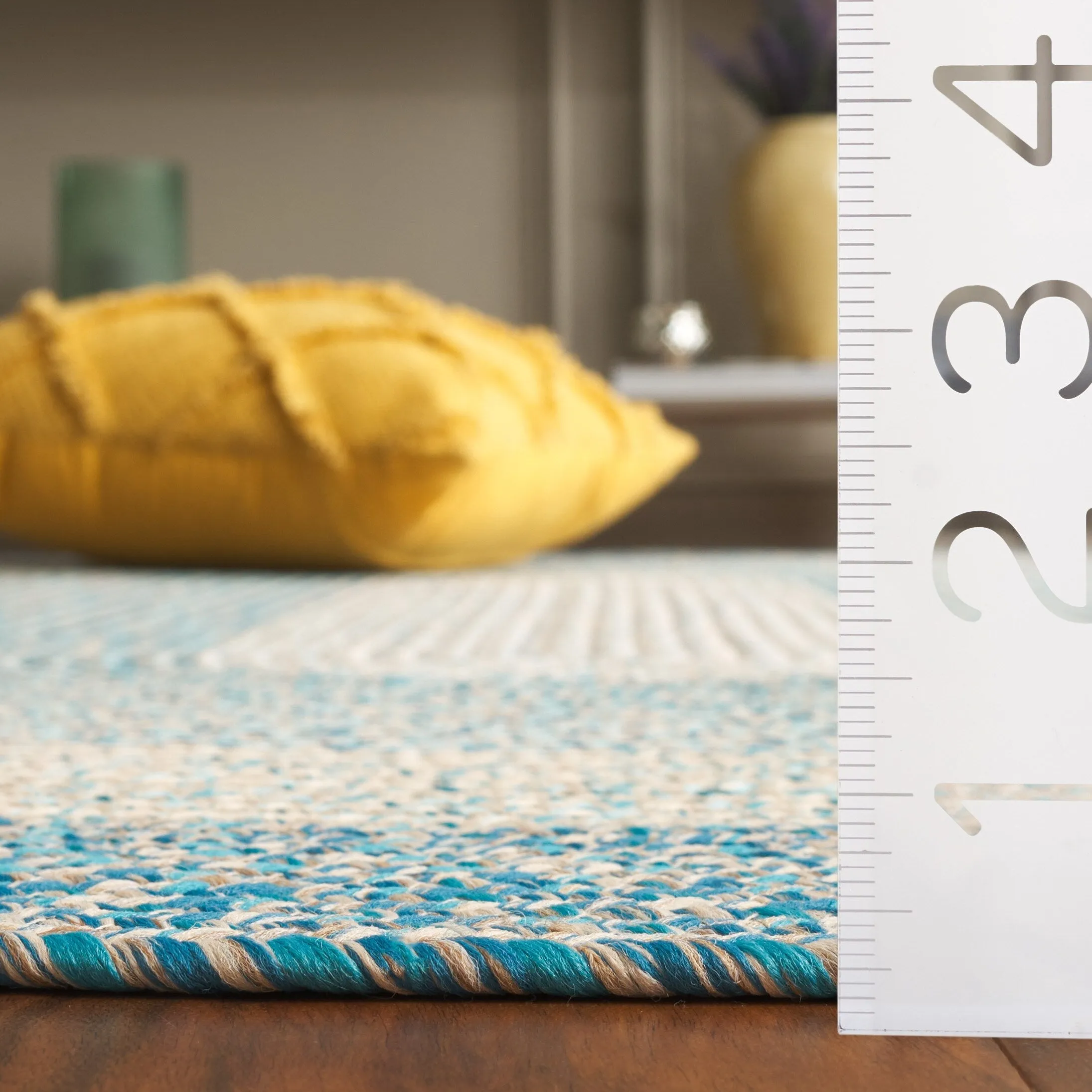 SAFAVIEH Handmade Braided Ecenur Indoor/Outdoor Machine Washable Rug