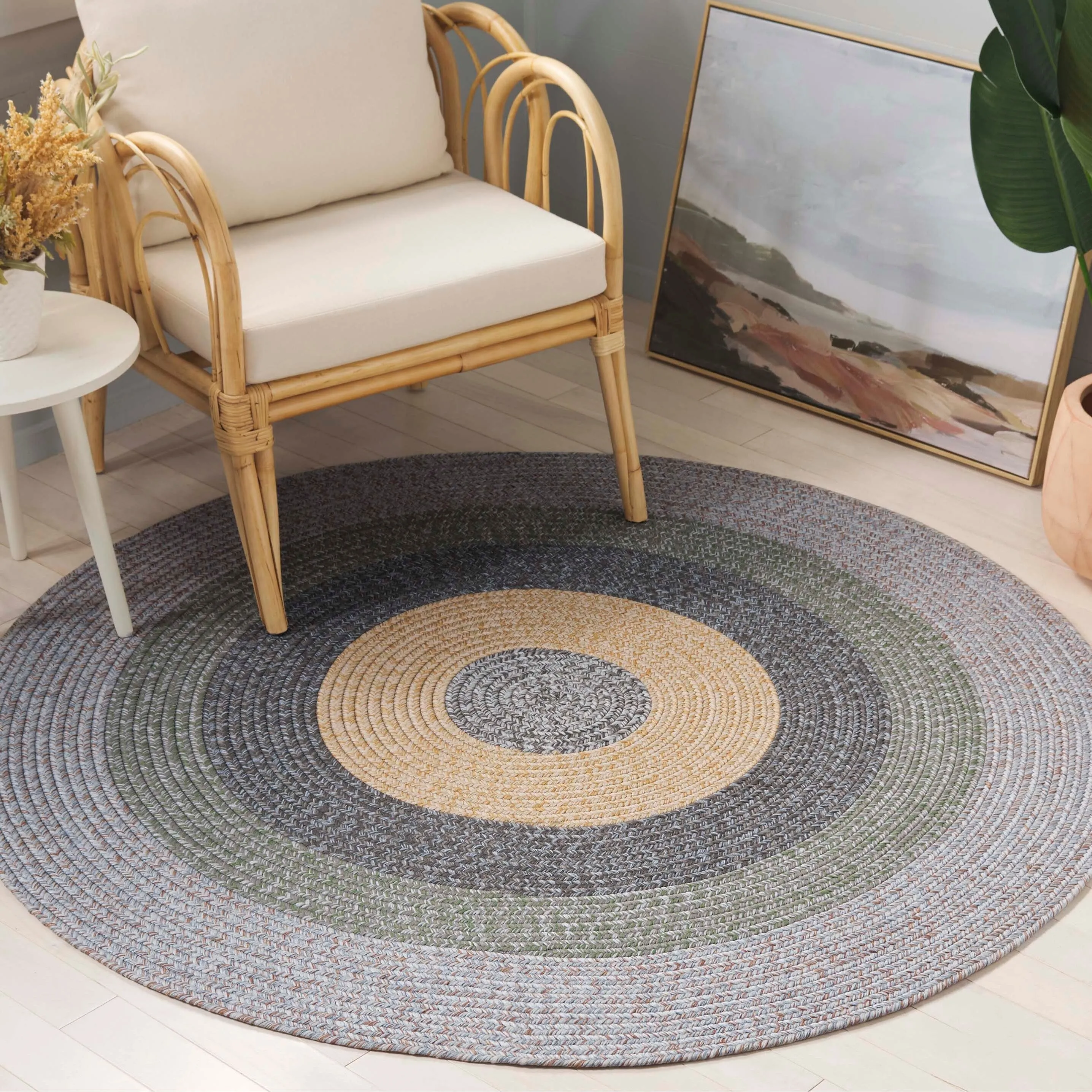 SAFAVIEH Handmade Braided Ecenur Indoor/Outdoor Machine Washable Rug