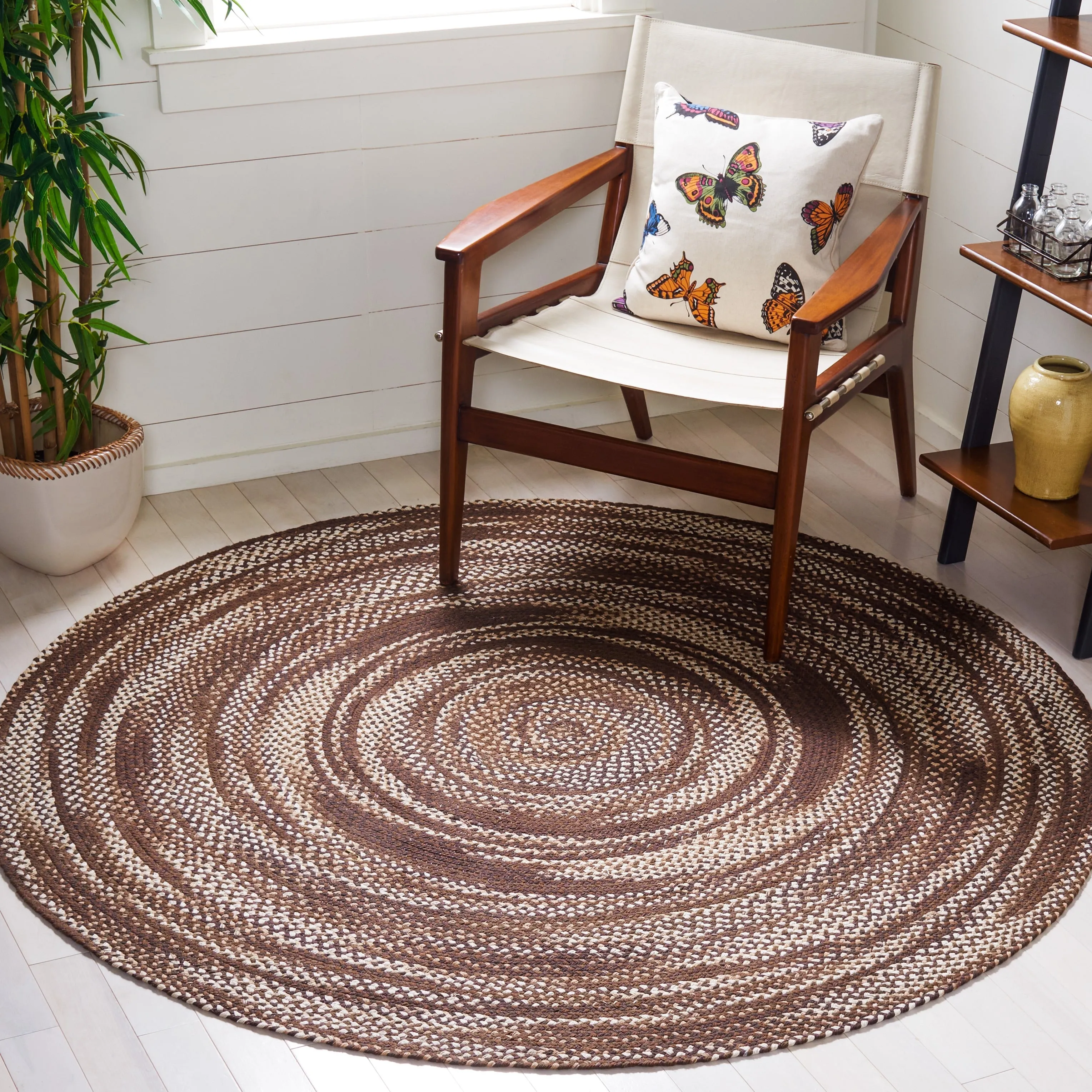 SAFAVIEH Handmade Braided Hisanori Flatweave Cotton Rug