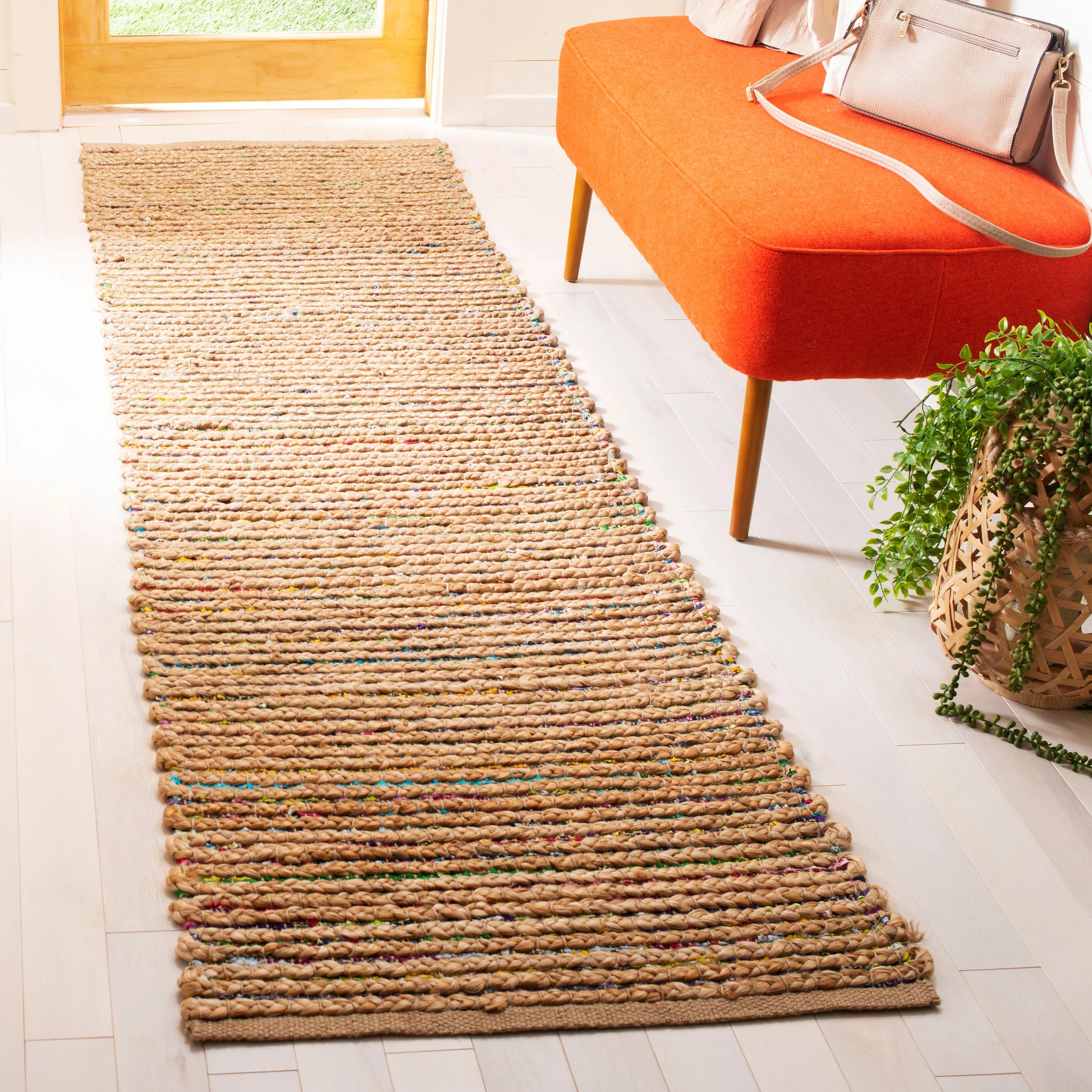 SAFAVIEH Handmade Cape Cod Anjana Coastal Jute Rug