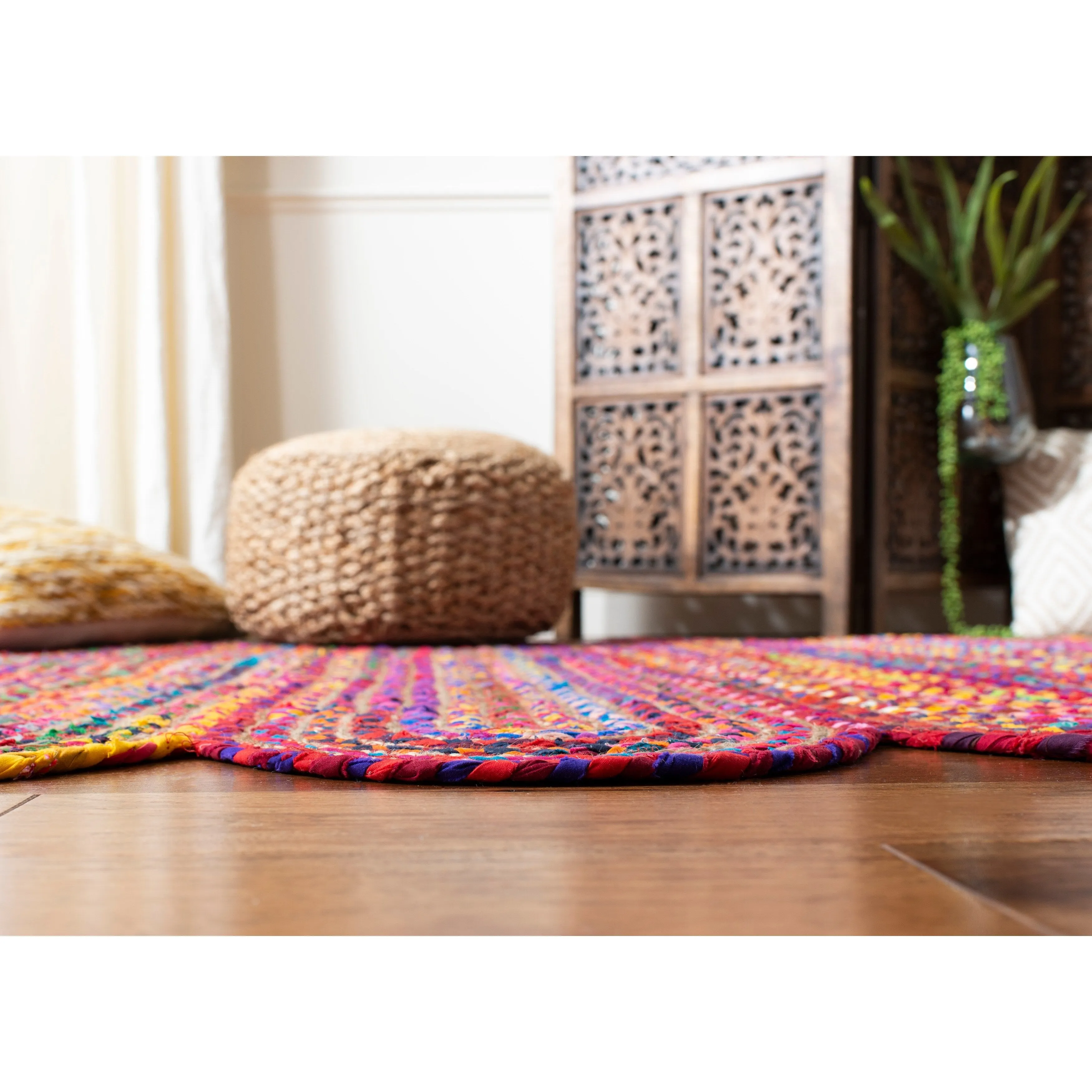 SAFAVIEH Handmade Cape Cod Hayrani Coastal Jute Rug