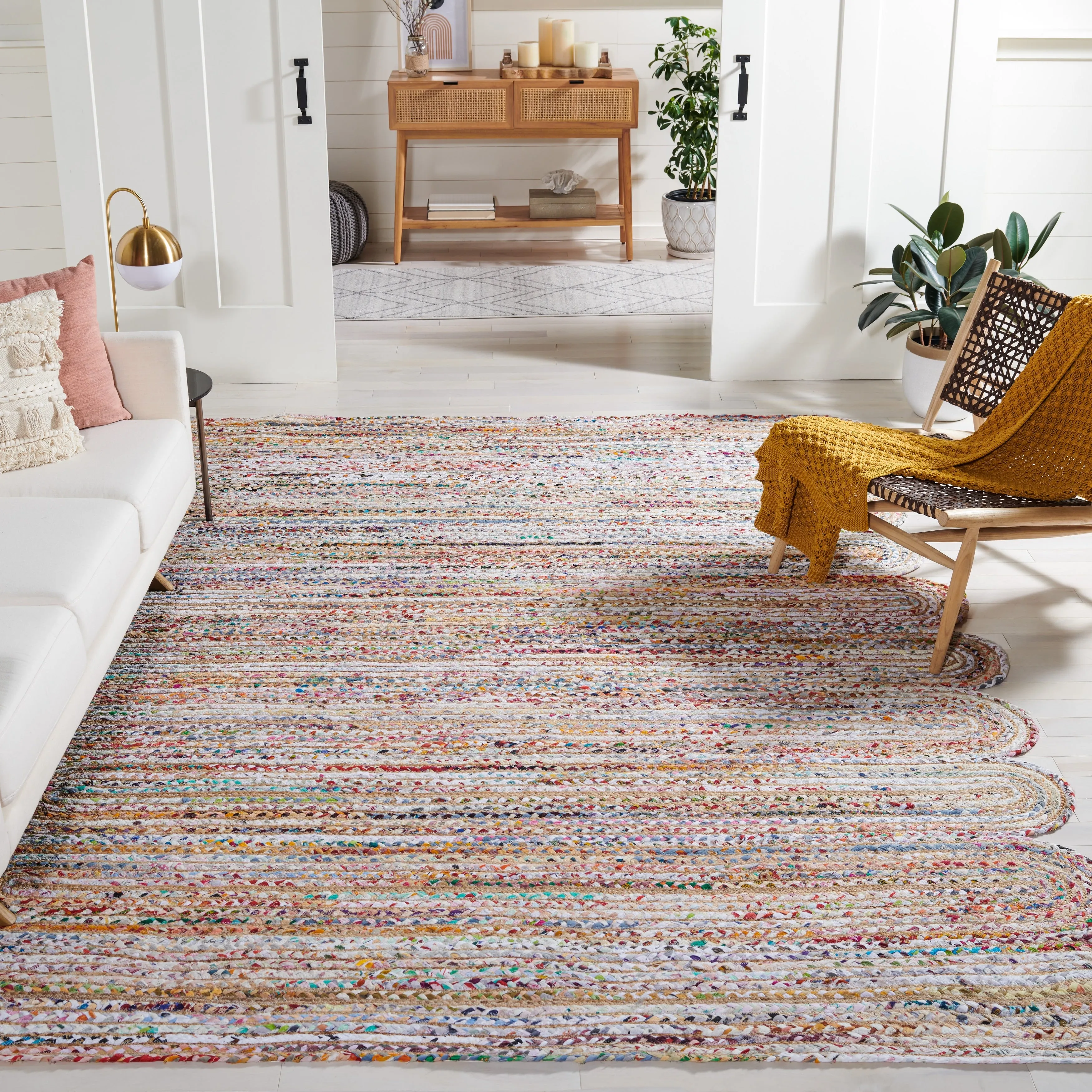 SAFAVIEH Handmade Cape Cod Hayrani Coastal Jute Rug