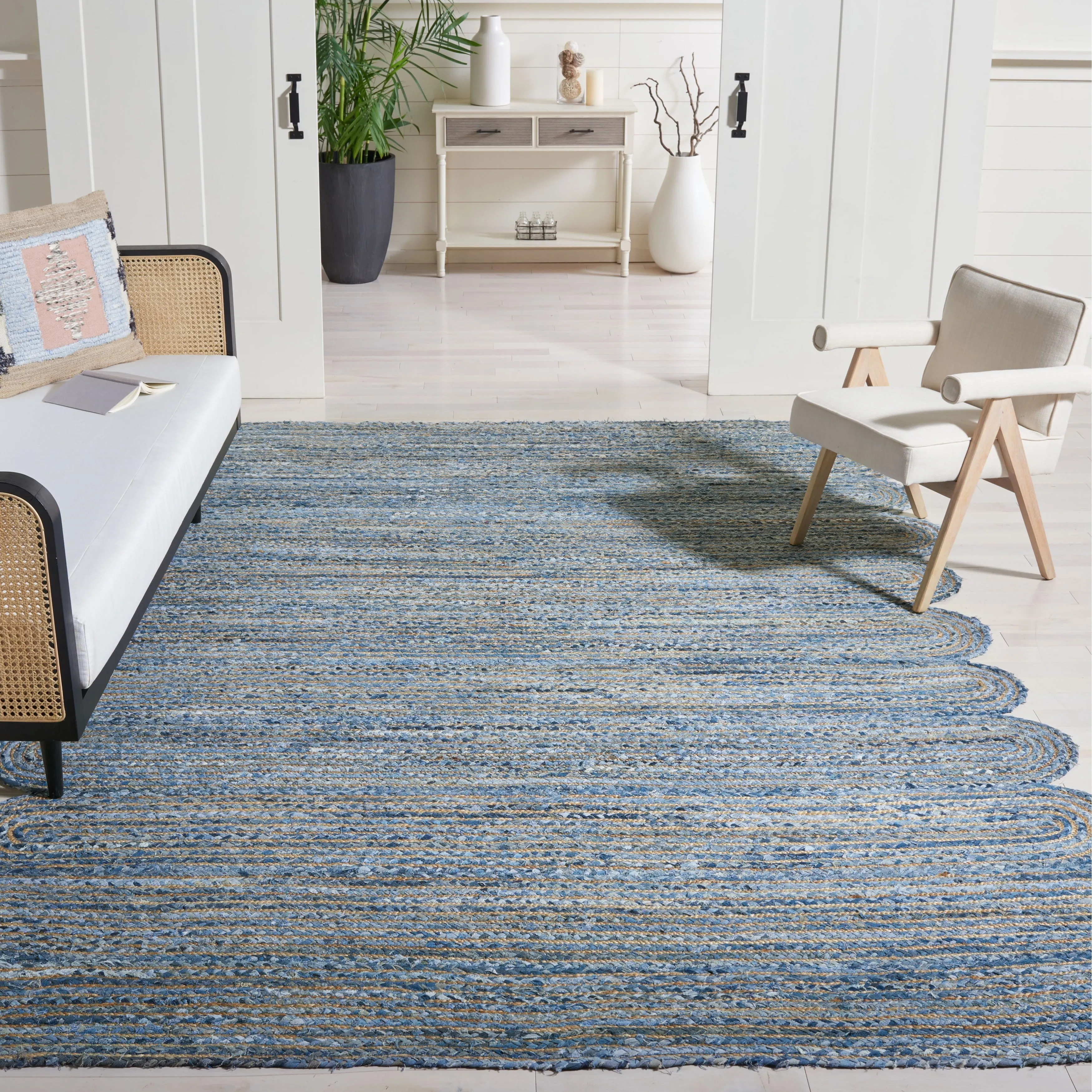 SAFAVIEH Handmade Cape Cod Hayrani Coastal Jute Rug