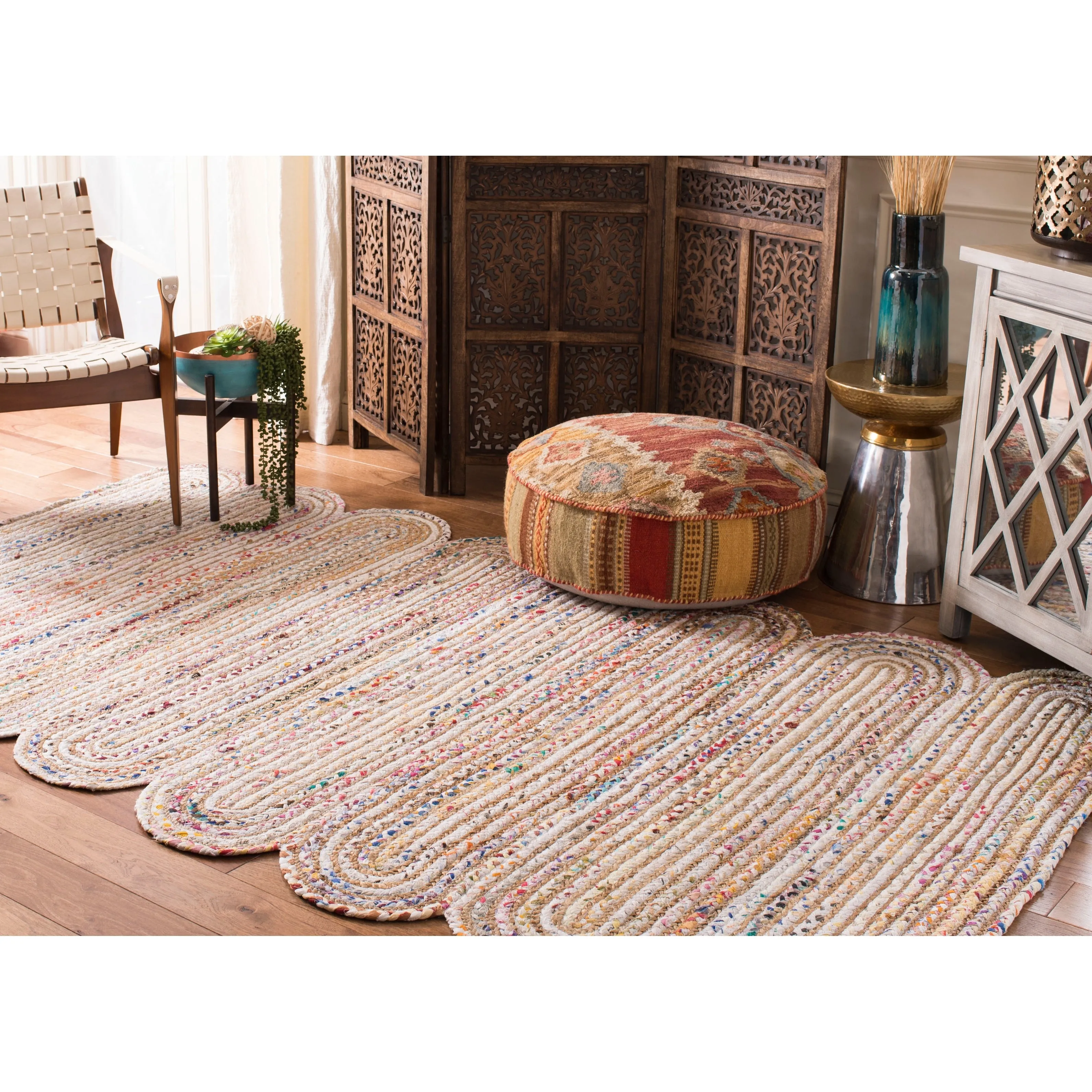 SAFAVIEH Handmade Cape Cod Hayrani Coastal Jute Rug