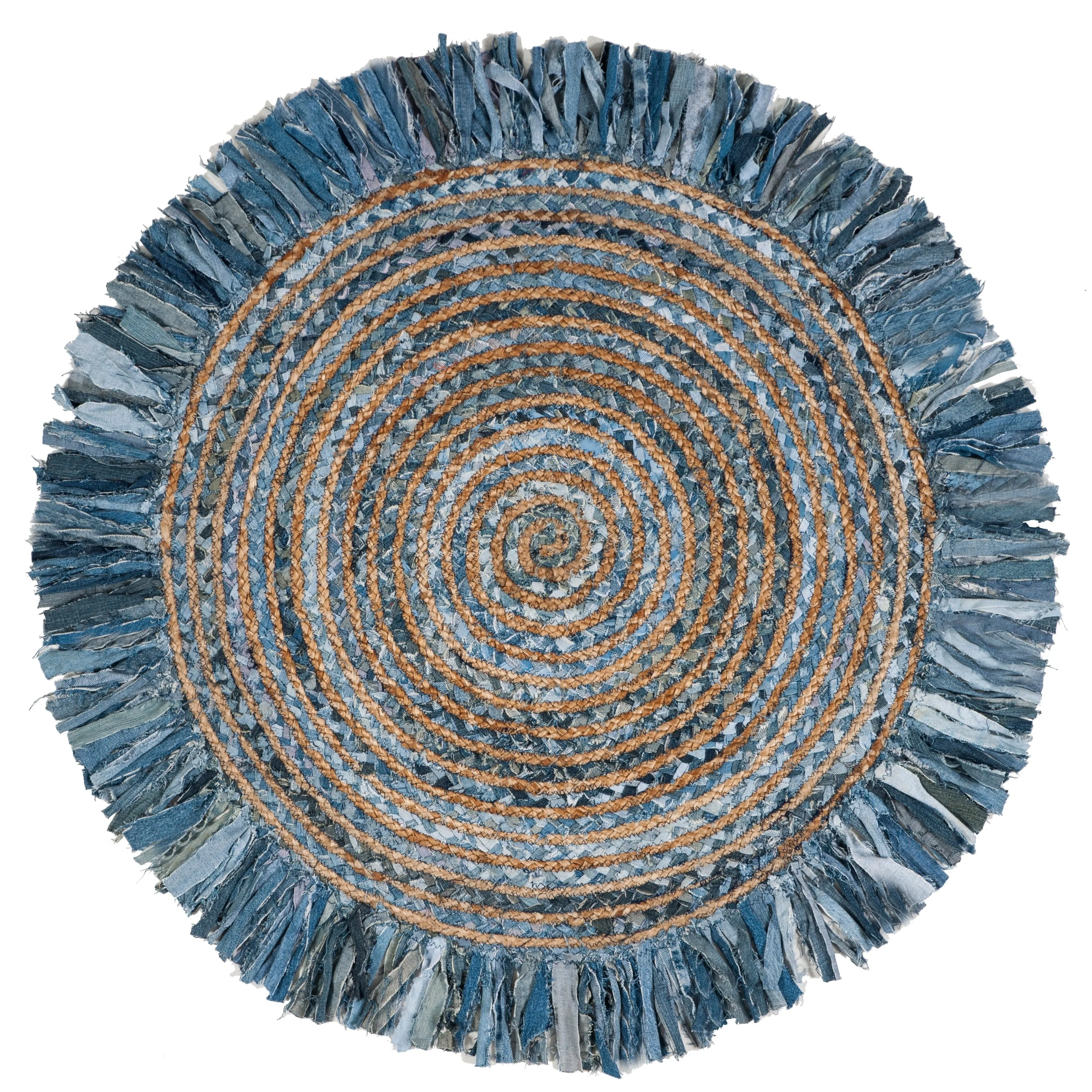 SAFAVIEH Handmade Cape Cod Imbi Coastal Jute Fringe Rug