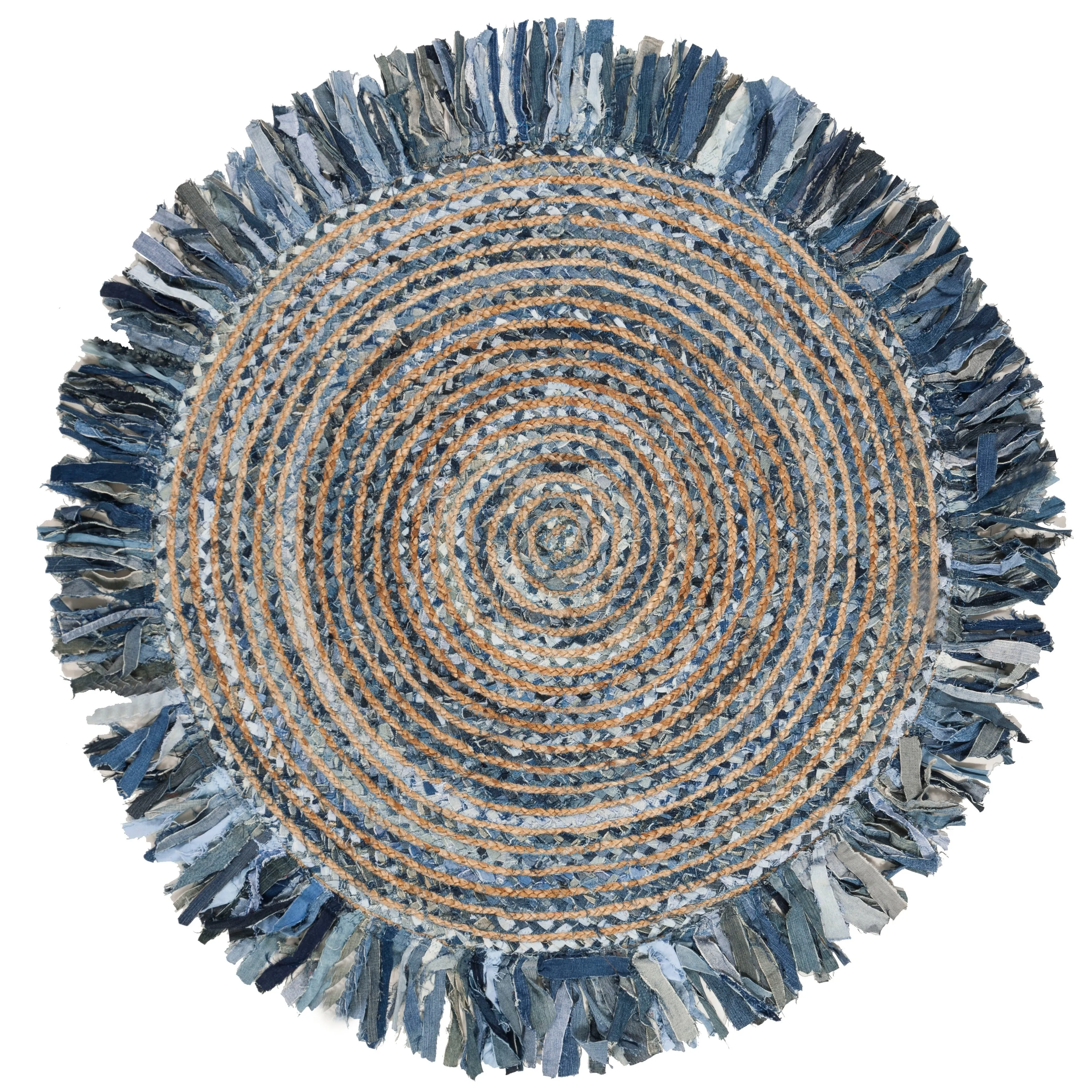 SAFAVIEH Handmade Cape Cod Imbi Coastal Jute Fringe Rug
