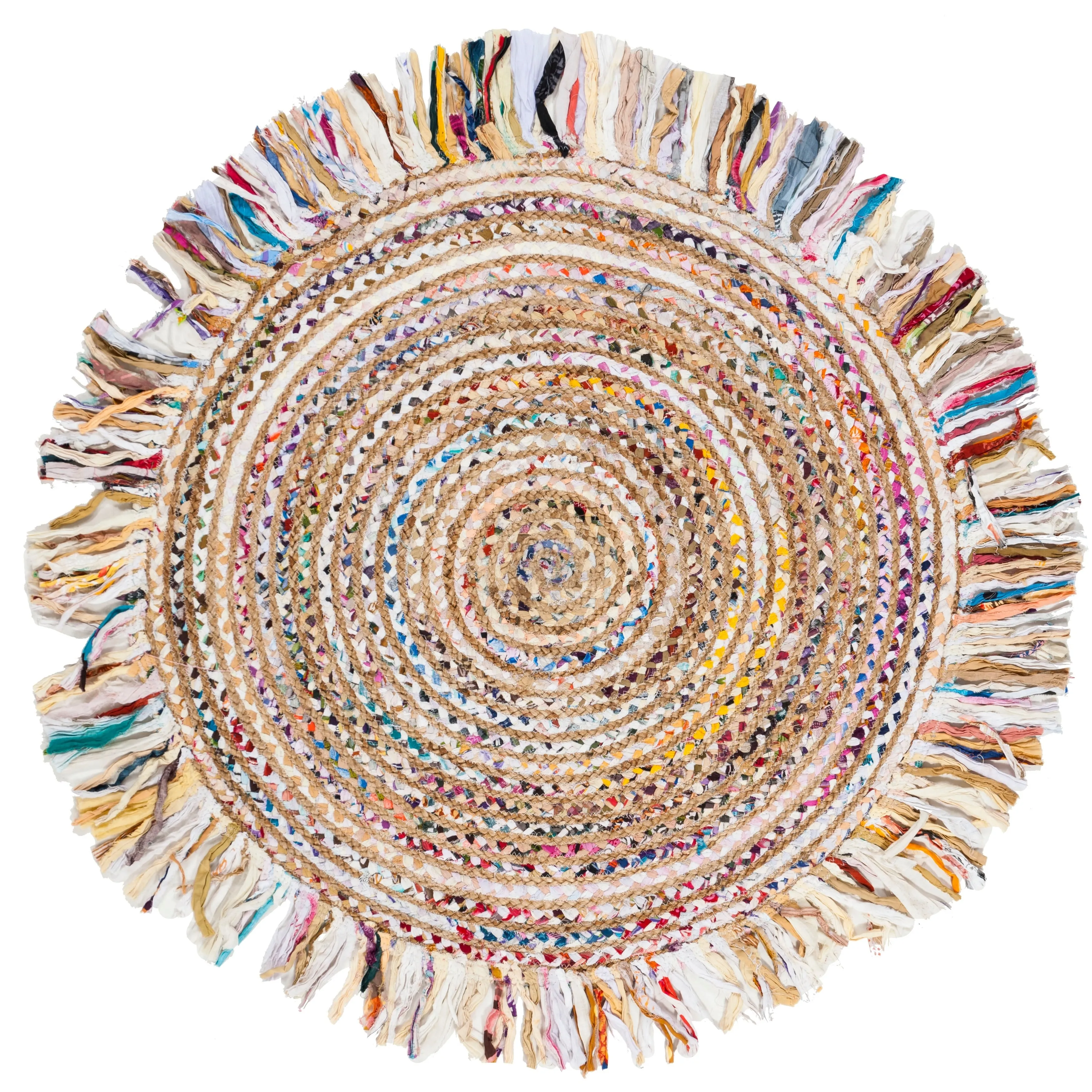 SAFAVIEH Handmade Cape Cod Imbi Coastal Jute Fringe Rug