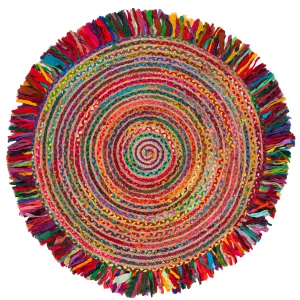 SAFAVIEH Handmade Cape Cod Imbi Coastal Jute Fringe Rug