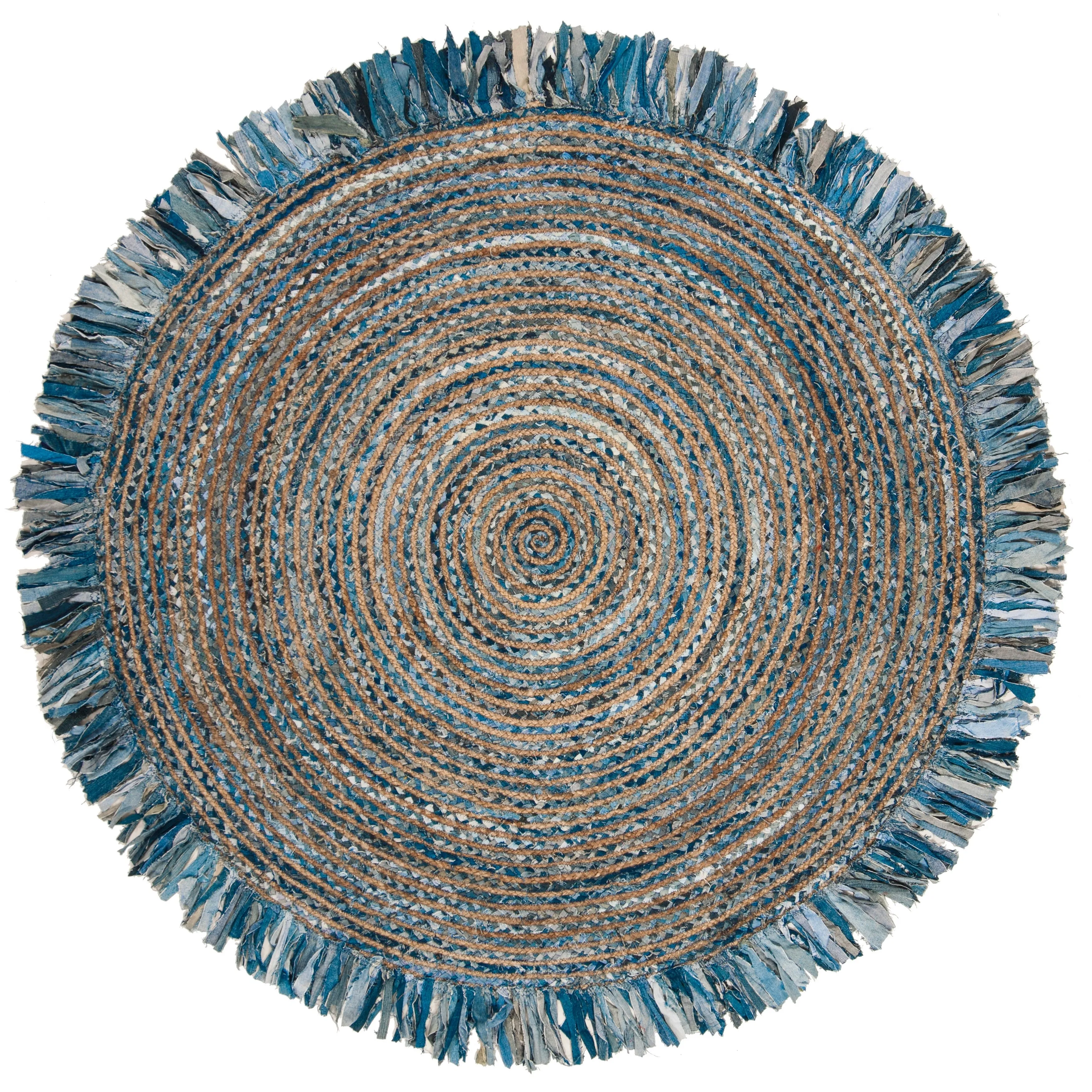 SAFAVIEH Handmade Cape Cod Imbi Coastal Jute Fringe Rug