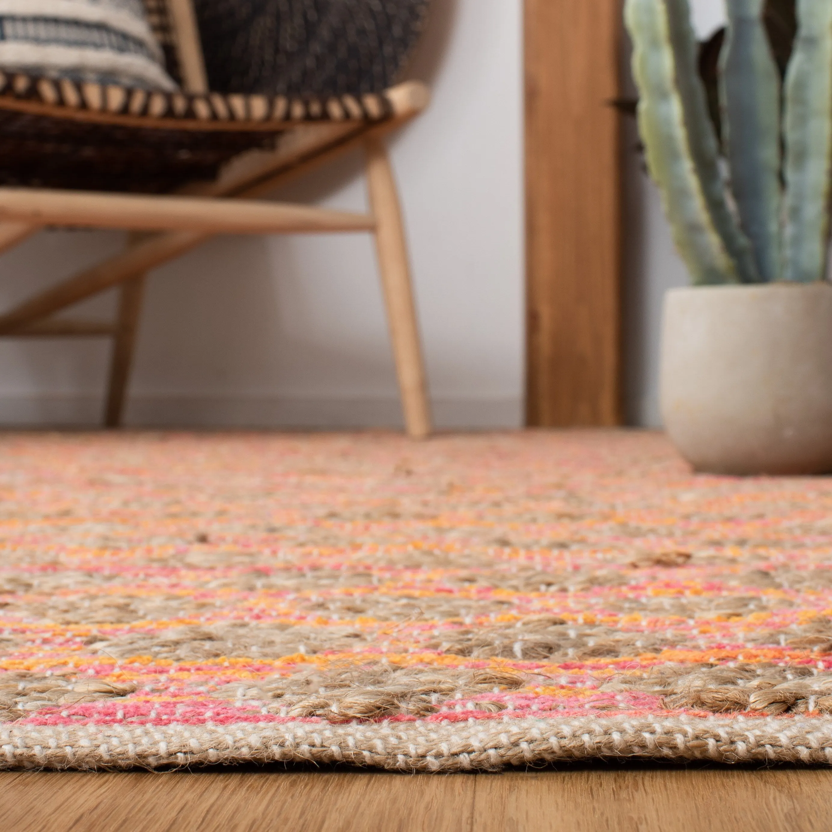 SAFAVIEH Handmade Cape Cod Majella Coastal Jute Rug