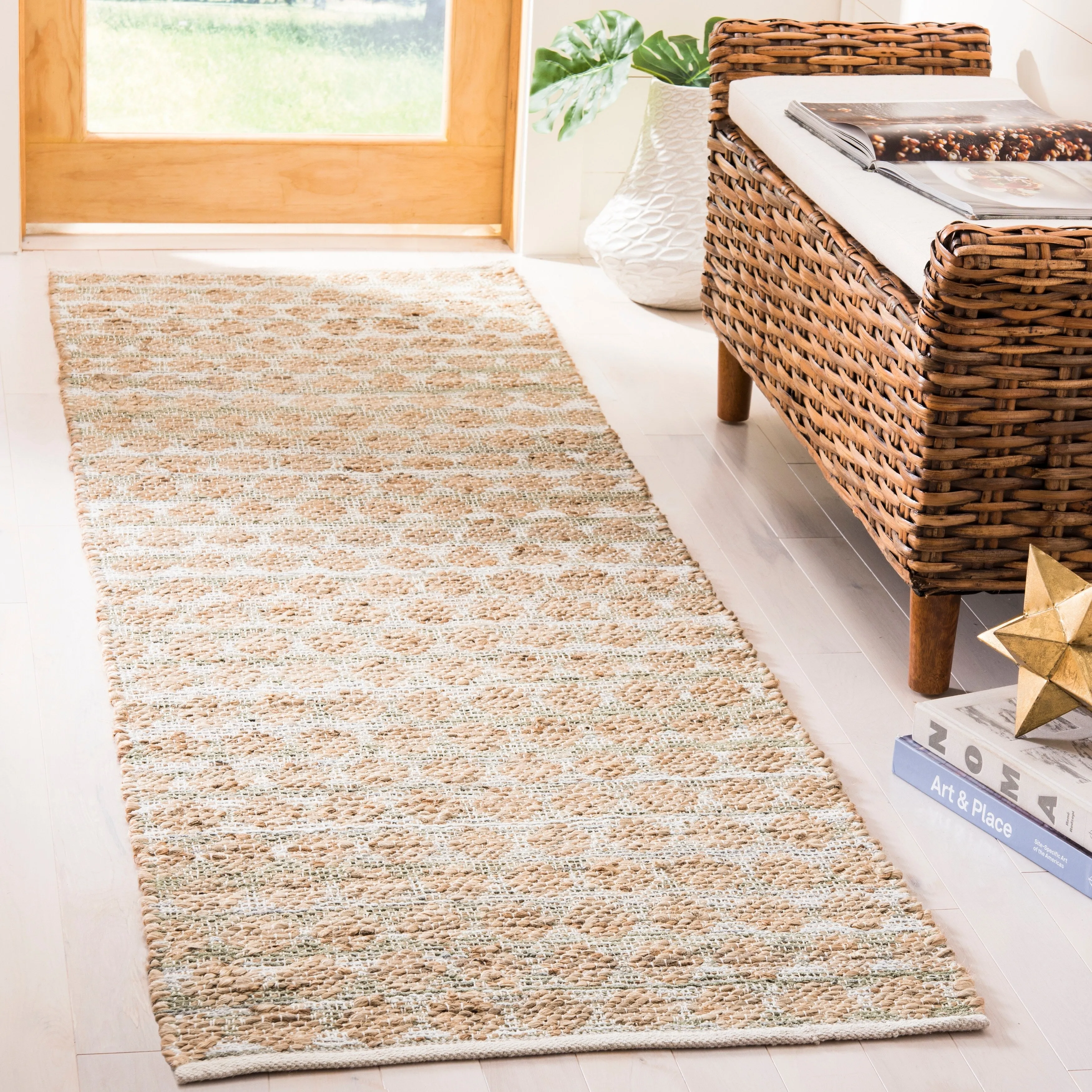 SAFAVIEH Handmade Cape Cod Majella Coastal Jute Rug