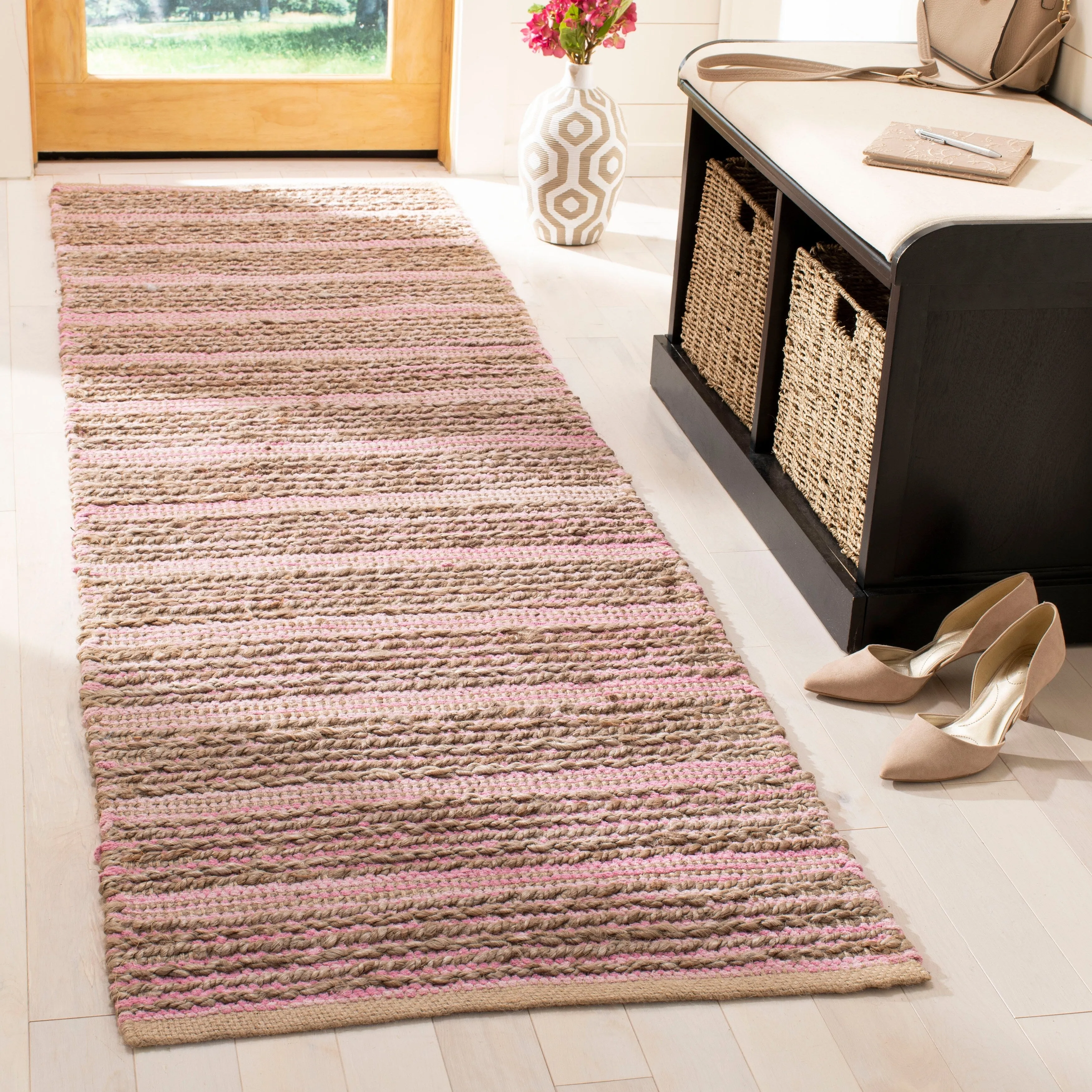 SAFAVIEH Handmade Cape Cod Nicolien Coastal Jute Rug