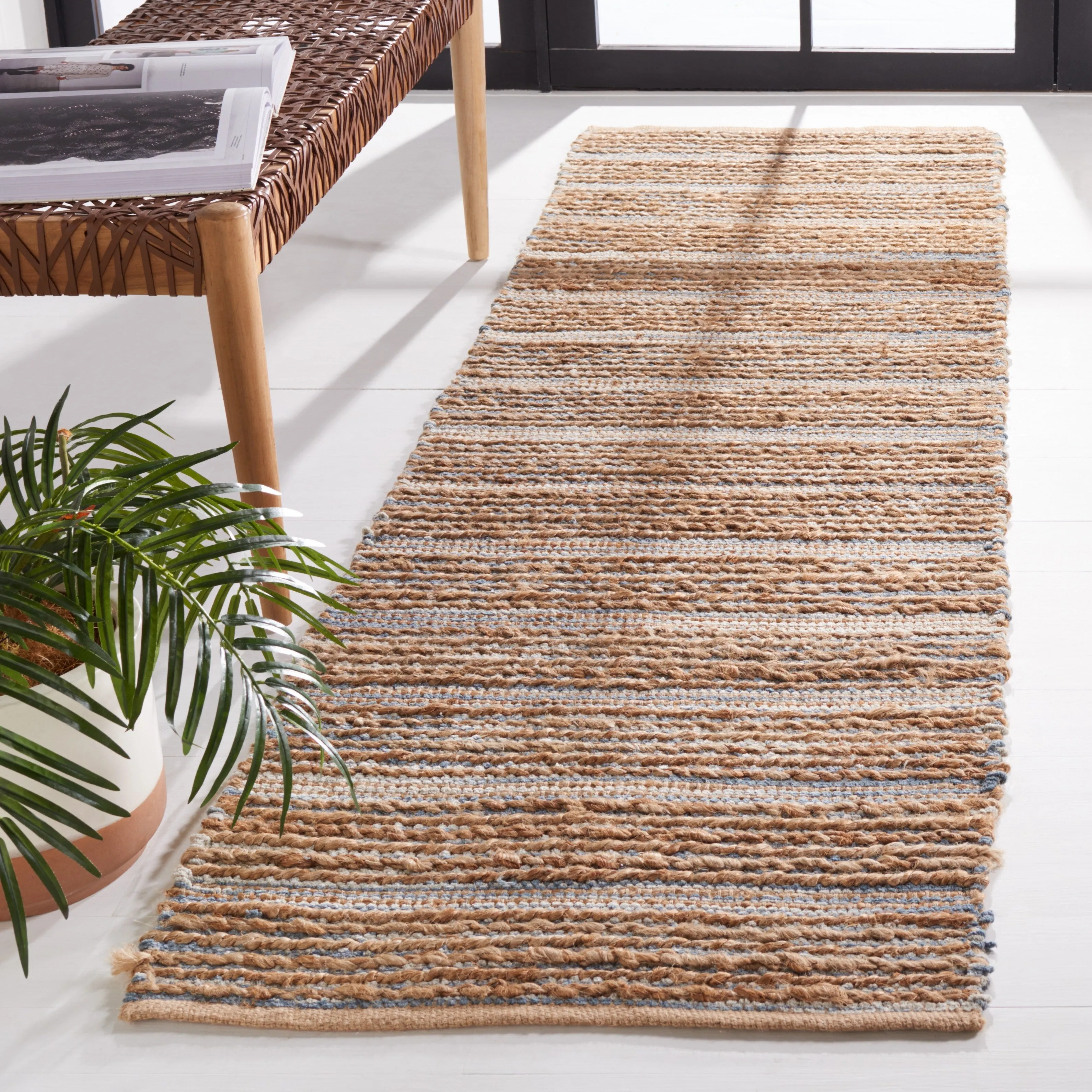 SAFAVIEH Handmade Cape Cod Nicolien Coastal Jute Rug