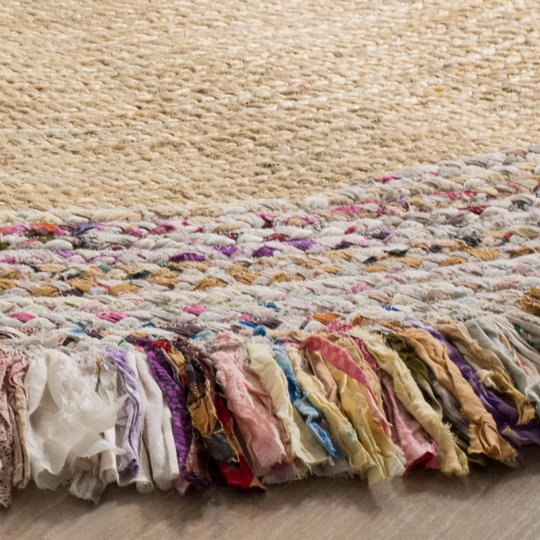 SAFAVIEH Handmade Cape Cod Telli Coastal Jute Rug with